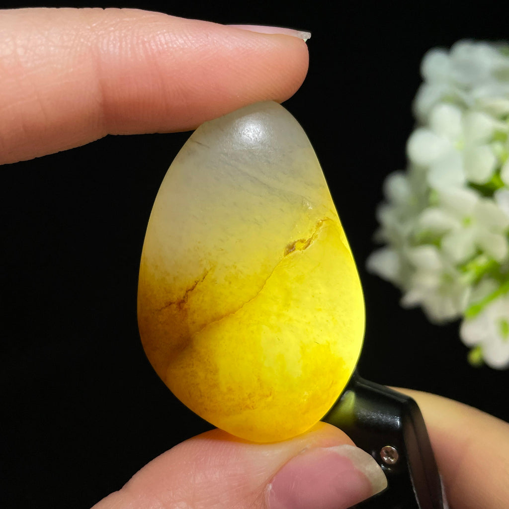 和田玉青白玉“红笺素影”聚红皮籽料（yc415006）