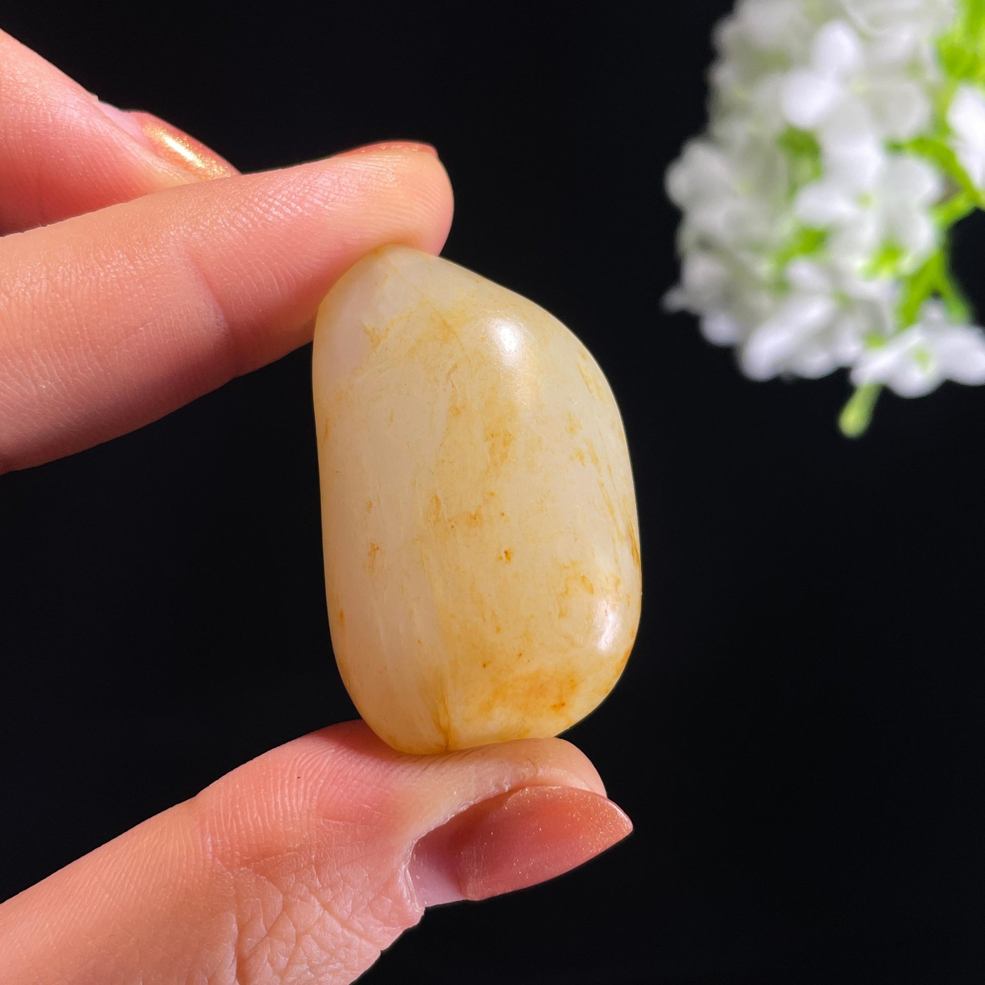新疆天然和田玉洒金皮籽料（yc403784）