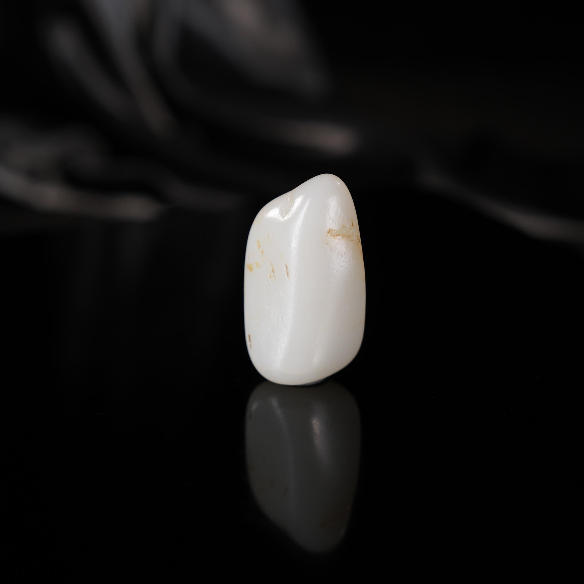 新疆和田玉“溪山碎金”白玉洒金皮籽料（yc450837）