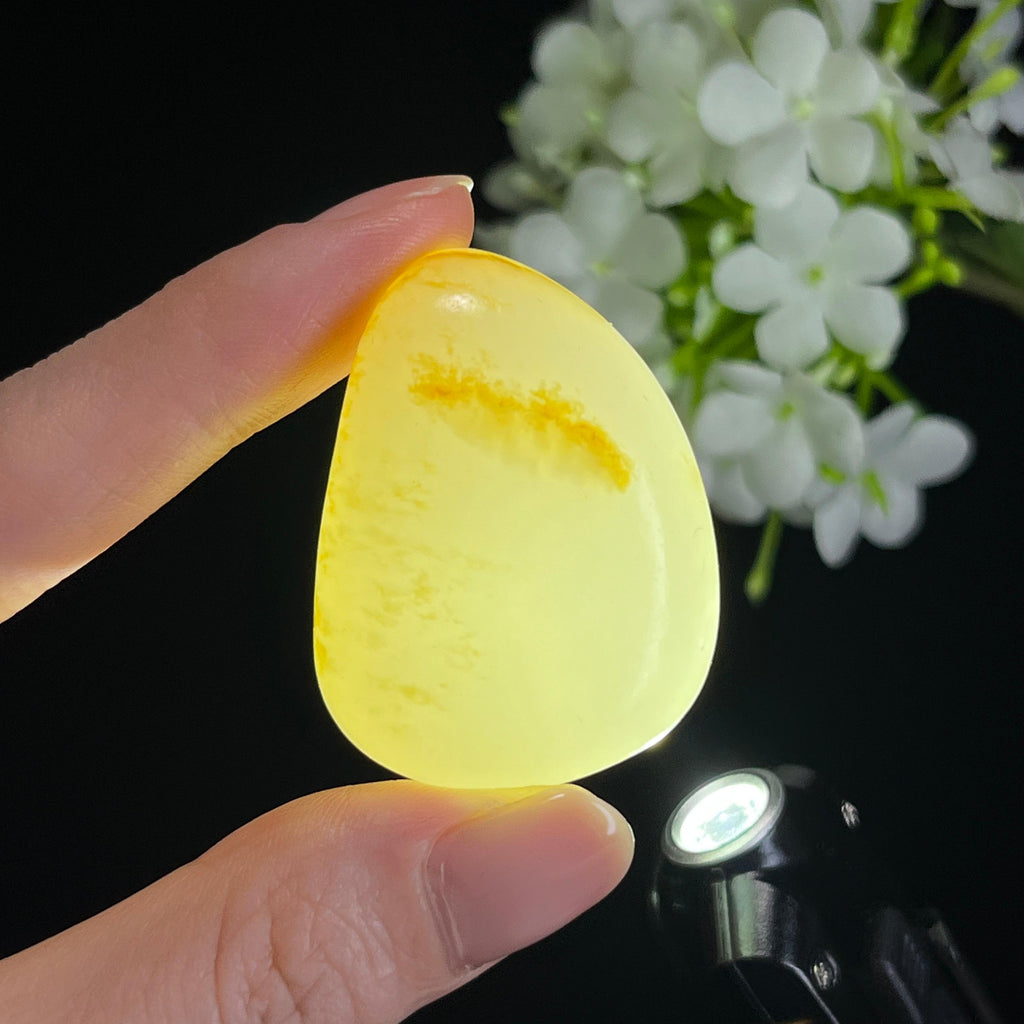新疆天然和田玉“素玉呈祥”洒金皮籽料（yc326560）