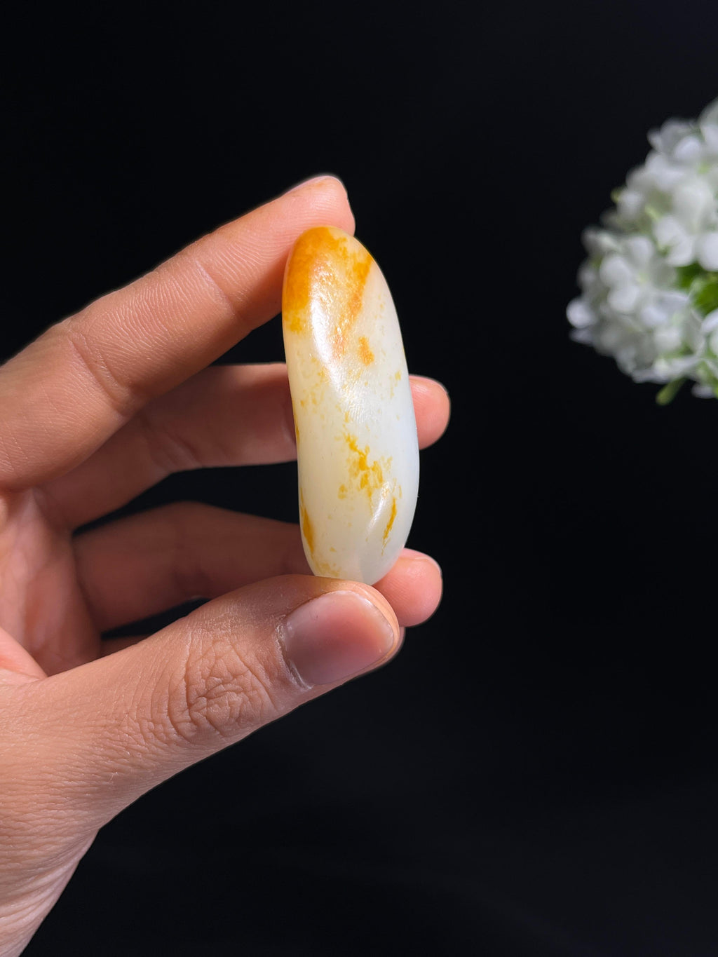 新疆天然和田玉籽料原石挂件（yc263726）