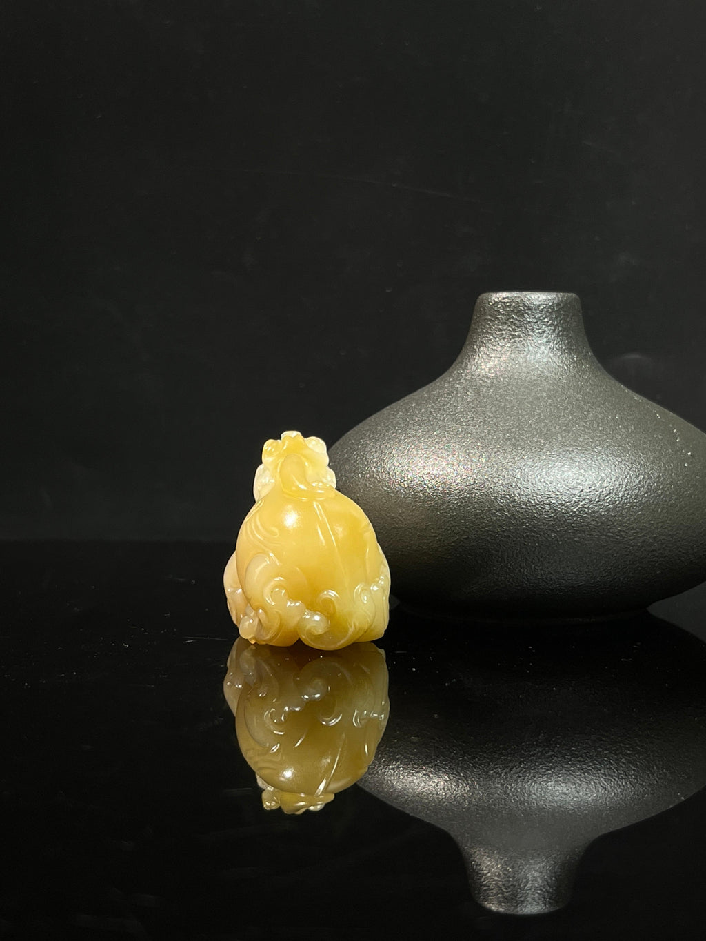 新疆和田玉且末糖料貔貅挂件（yc239946）