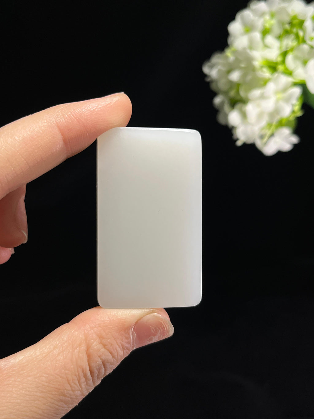 和田玉白玉无事牌（yc257298）