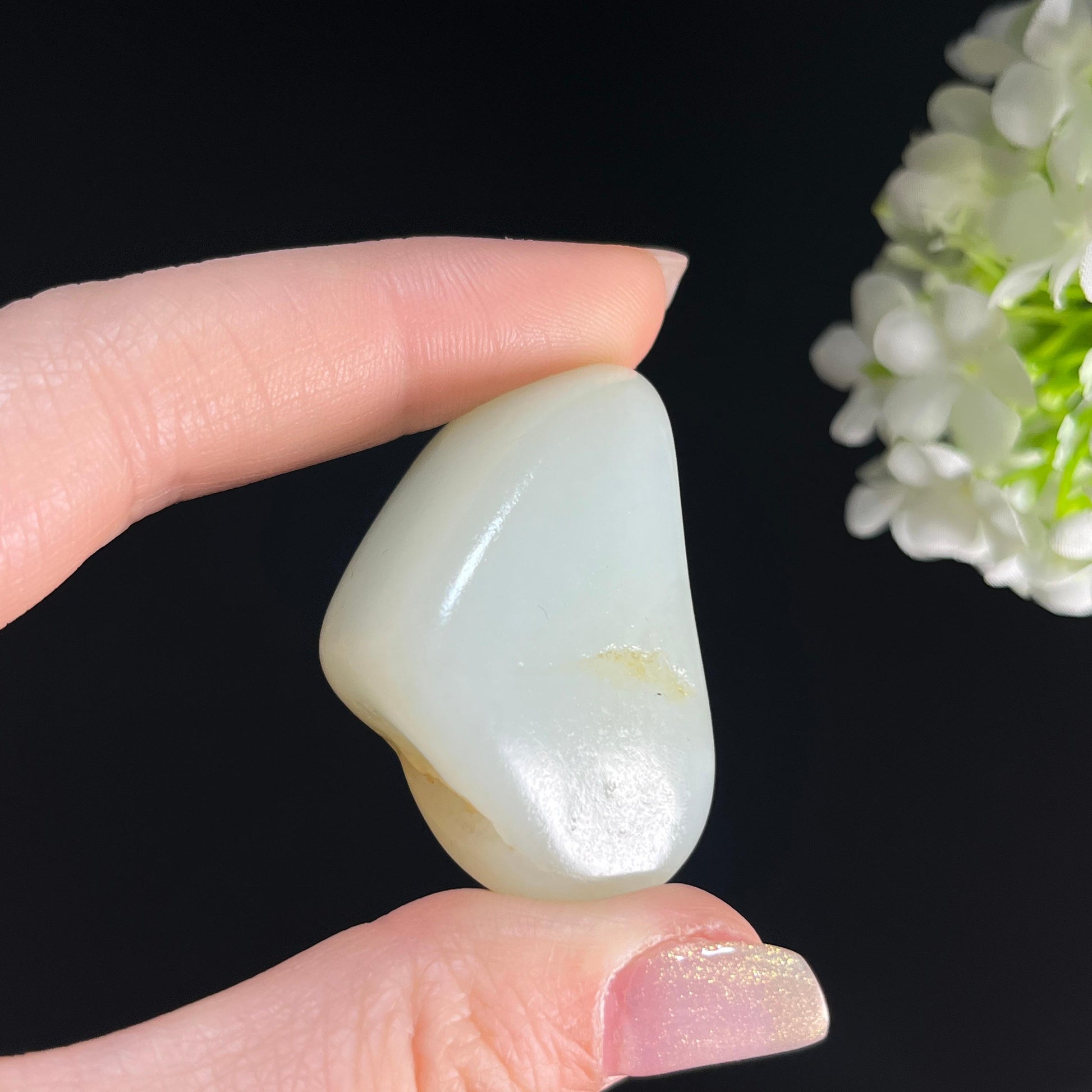 和田玉白玉“枫痕涵光”洒金皮籽料（yc361349）