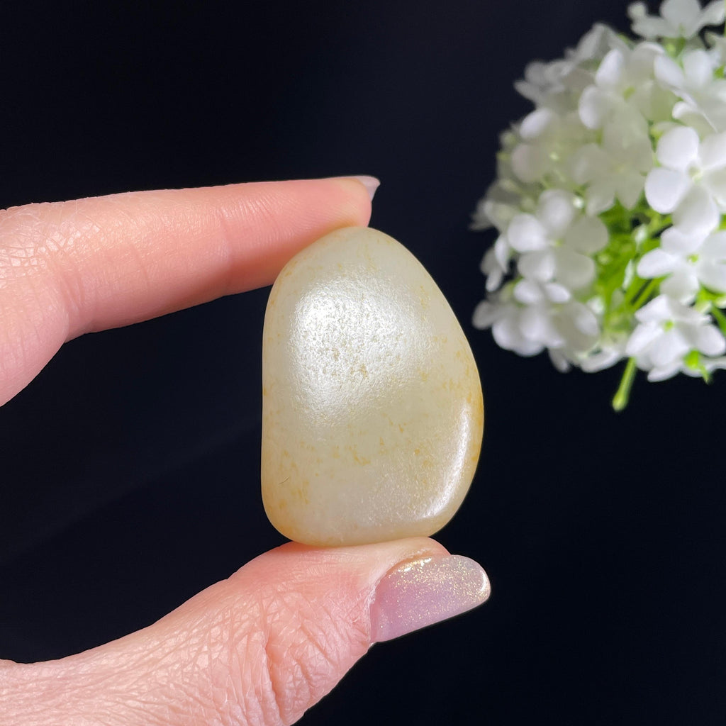和田玉白玉“红雾藏春”洒金皮红皮籽料（yc355992）