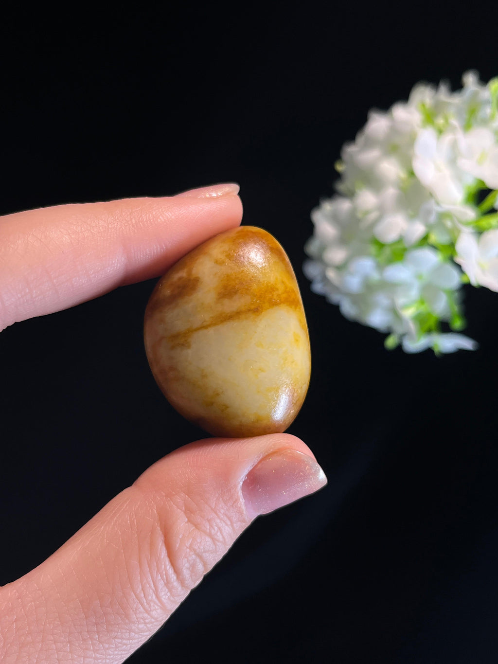 新疆天然和田玉黄沁皮籽料原石（yc274682）