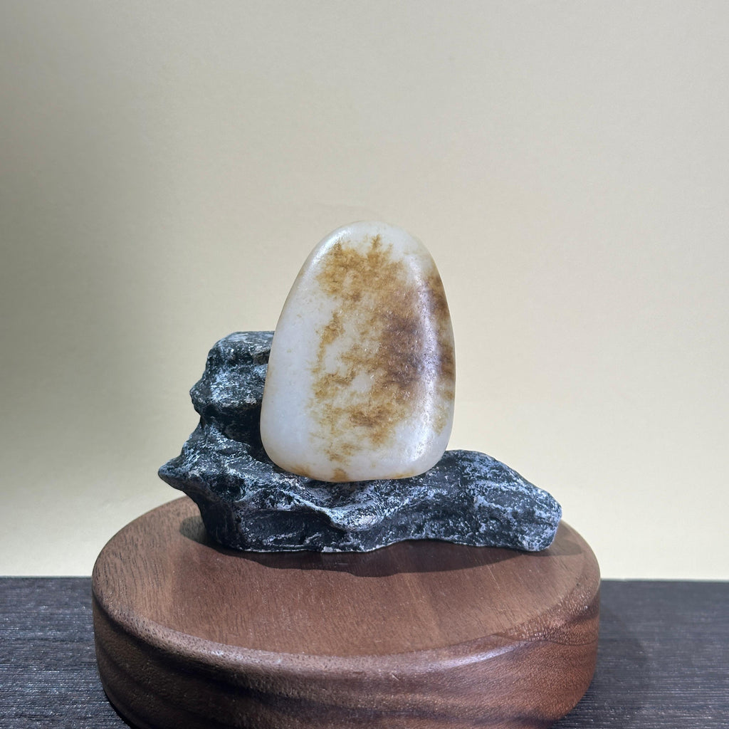 和田玉秋梨皮籽料原石（yc207507）