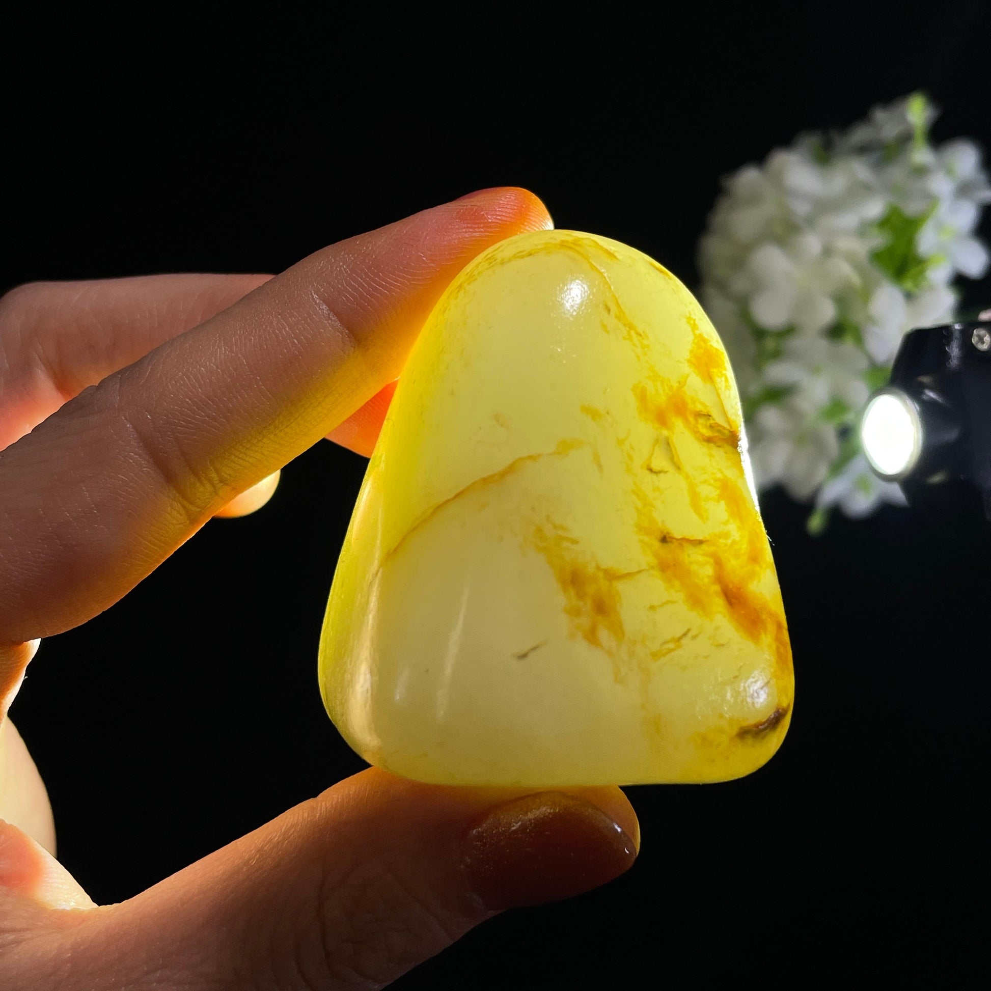 和田玉白玉“ 秋江冷浸”洒金皮籽料（yc375295）