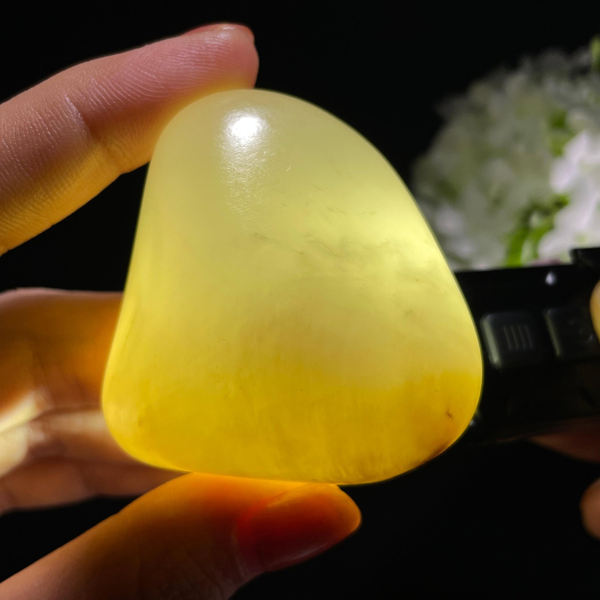 和田玉白玉“云阶月地”洒金皮籽料（yc392628）