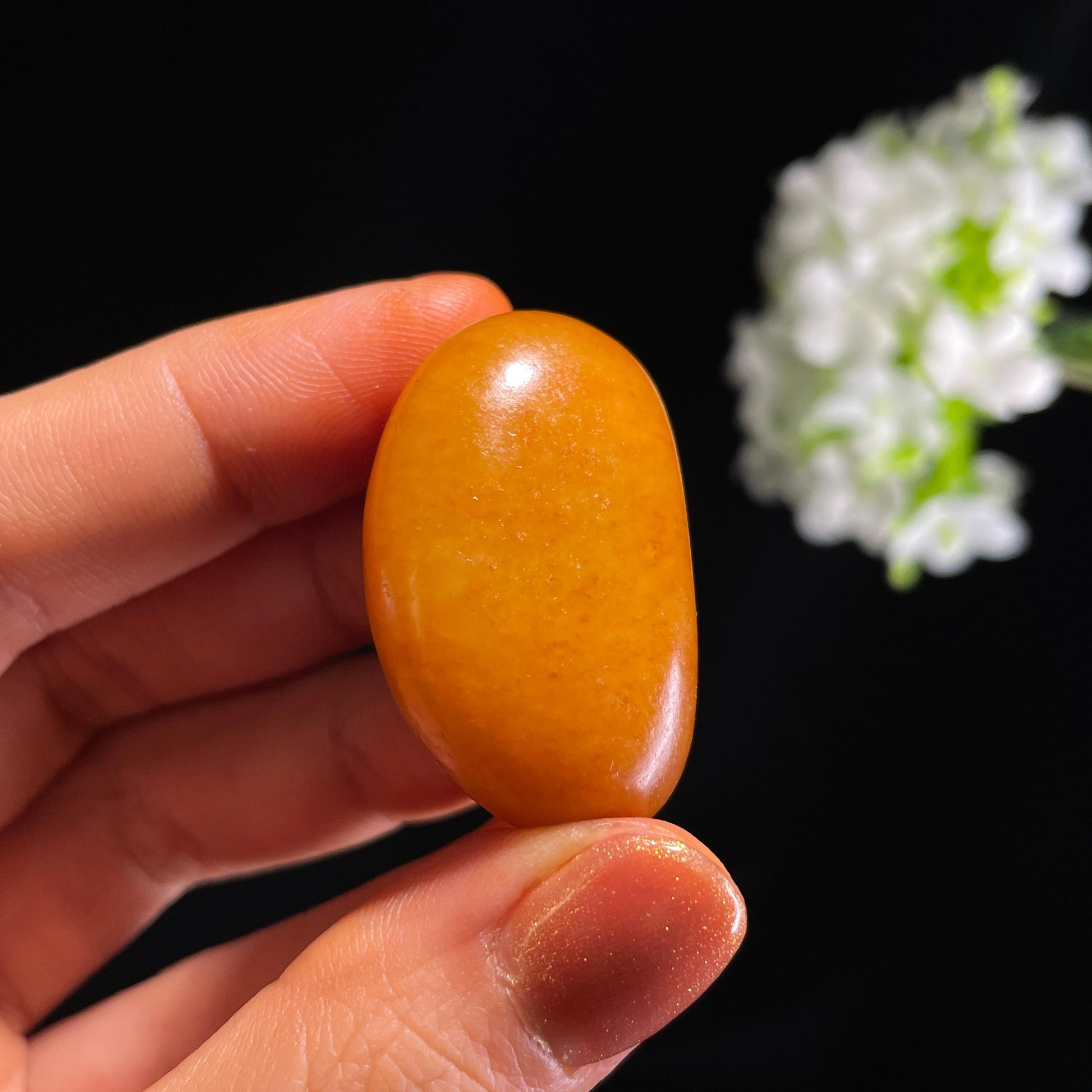 新疆天然和田玉“晴晖蕴玉”黄沁籽料（yc376235）