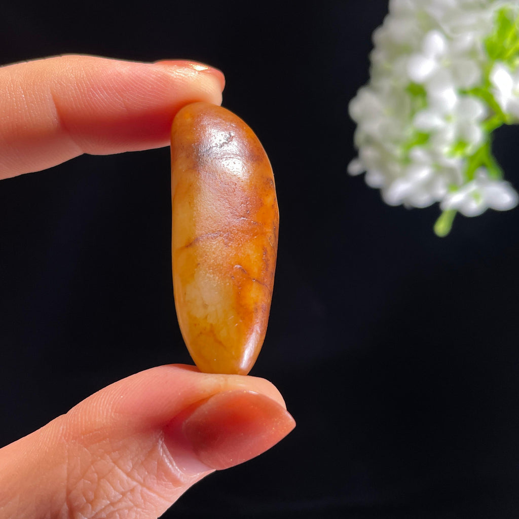新疆天然和田玉红沁皮籽料（yc403806）