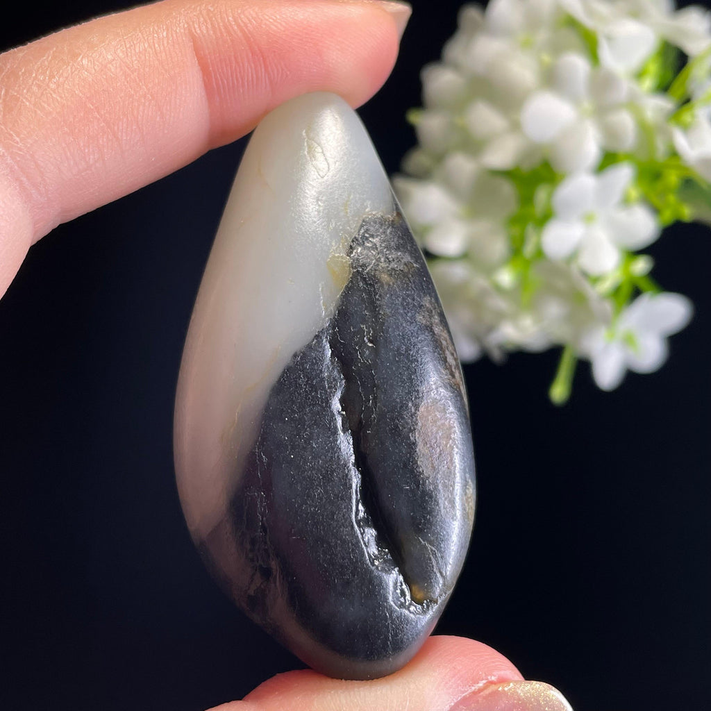 和田玉青花“云墨天成”籽料原石（yc312204）