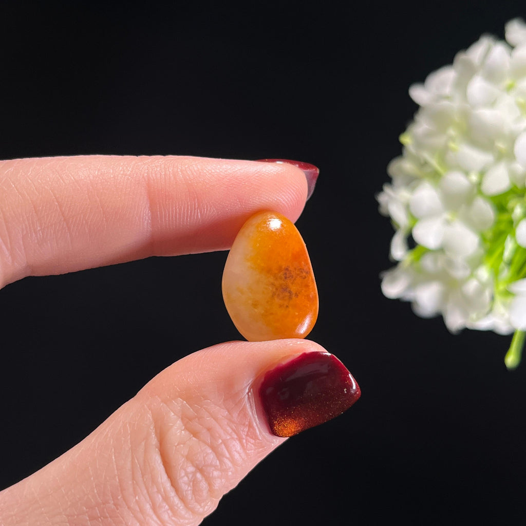 和田玉白玉聚红皮精品红皮白肉籽料（yc336398）