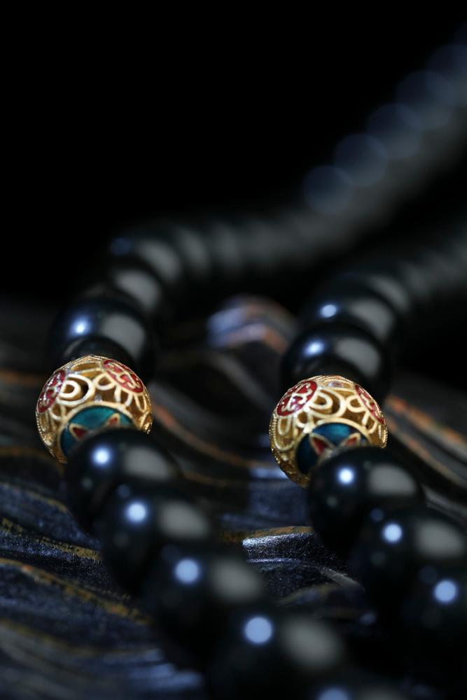 和田玉塔青项链（卡9）（yc248314）