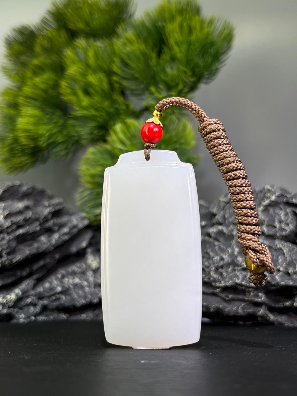 和田玉白玉山料无事牌（yc228796）