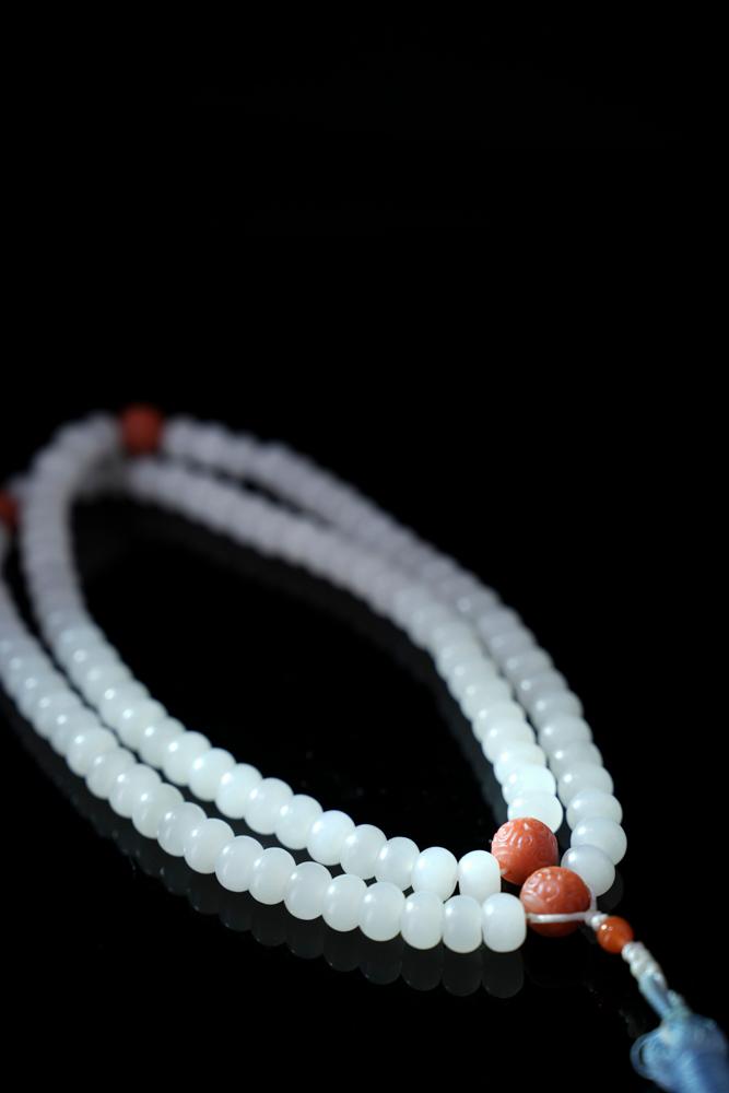 和田玉多圈手串（念珠）102颗（yc258355）