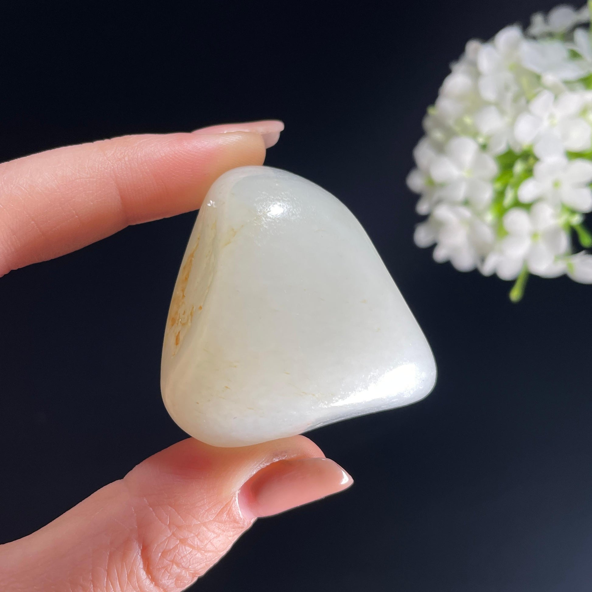 2026.4.9广告流，和田玉白玉“江练含星”洒金皮籽料（yc386275）