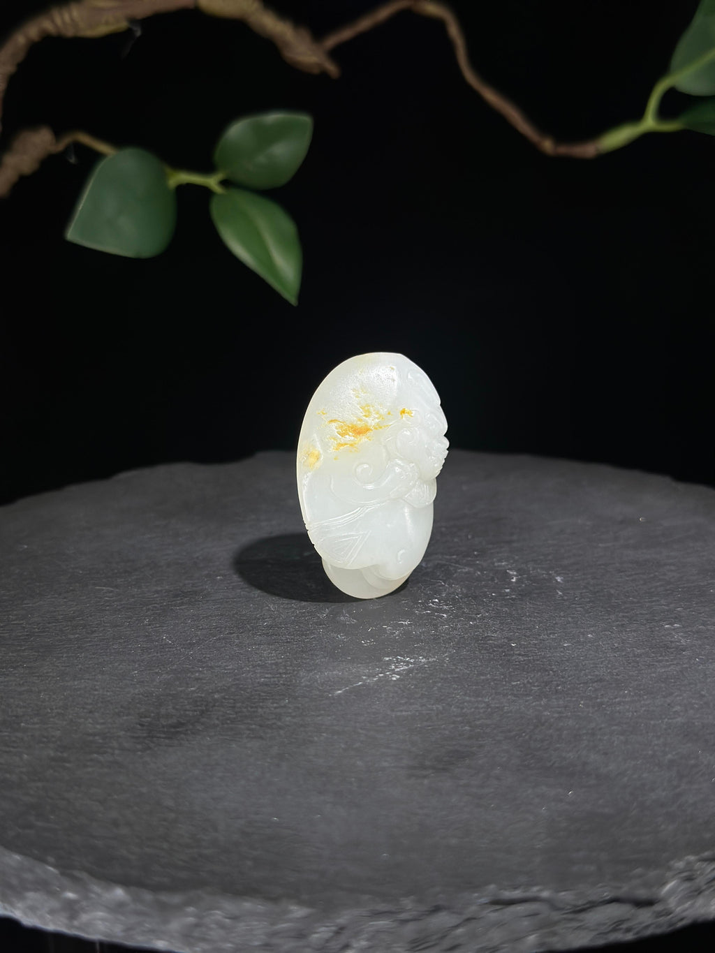和田玉.籽料洒金皮貔貅挂件（yc786235）