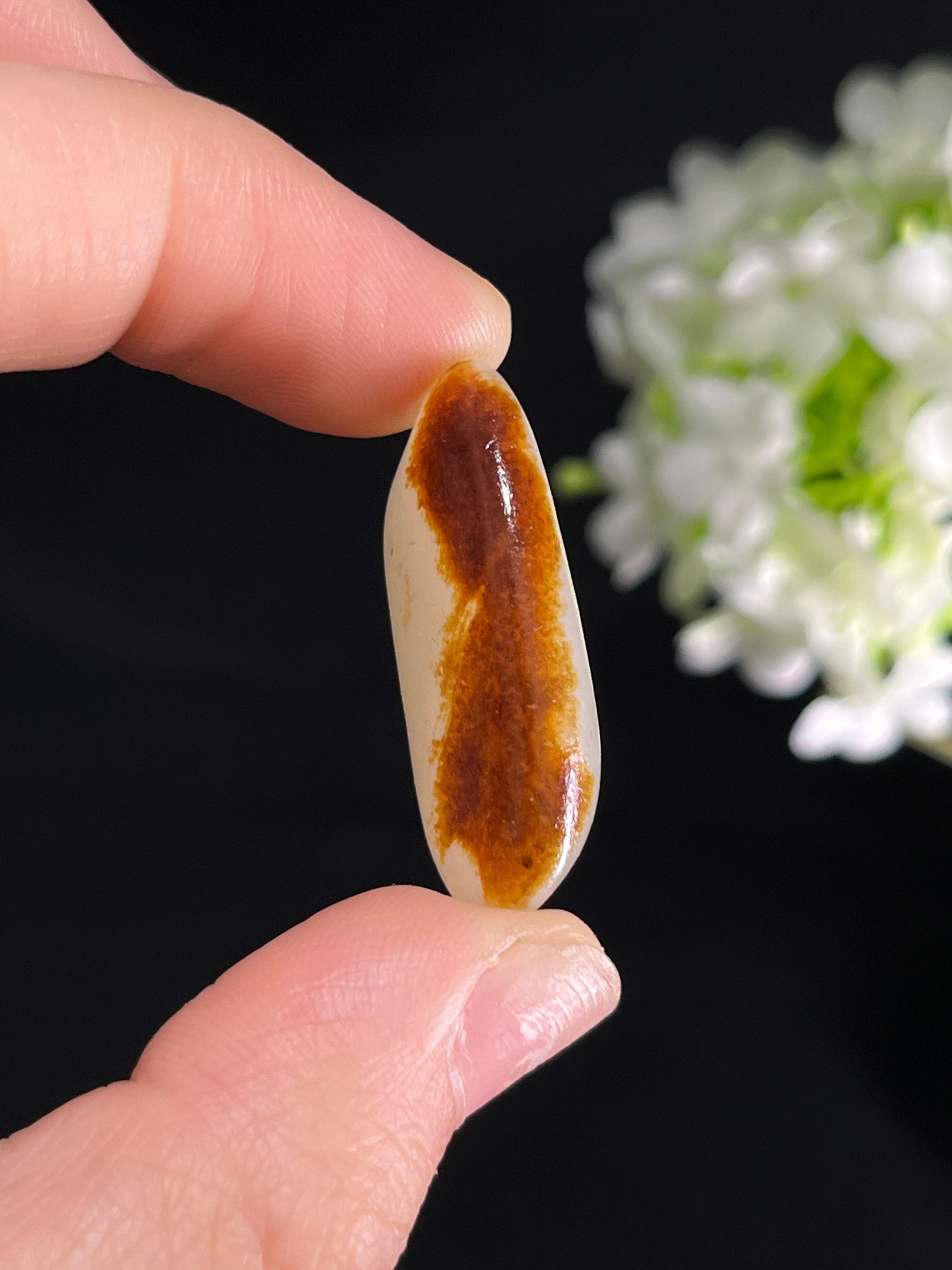 和田玉红皮白肉籽料原石（yc249836）