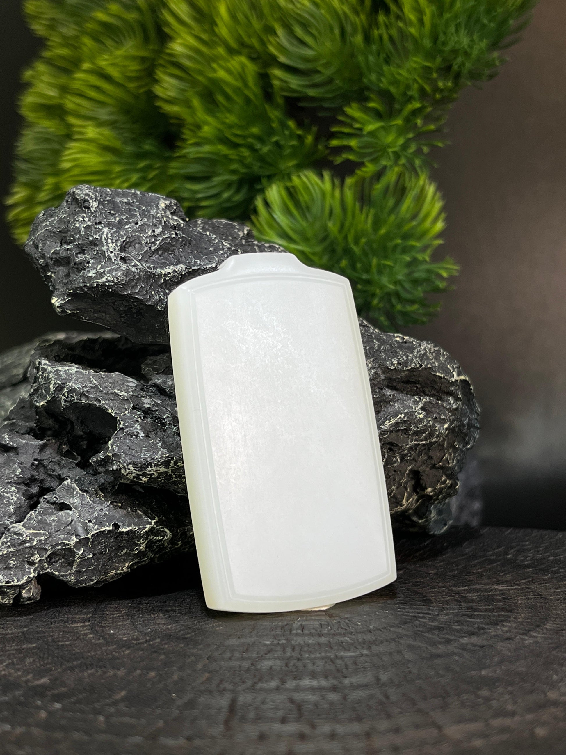 天然和田玉青海料白玉挂件一级白关公吊坠（yc228090）