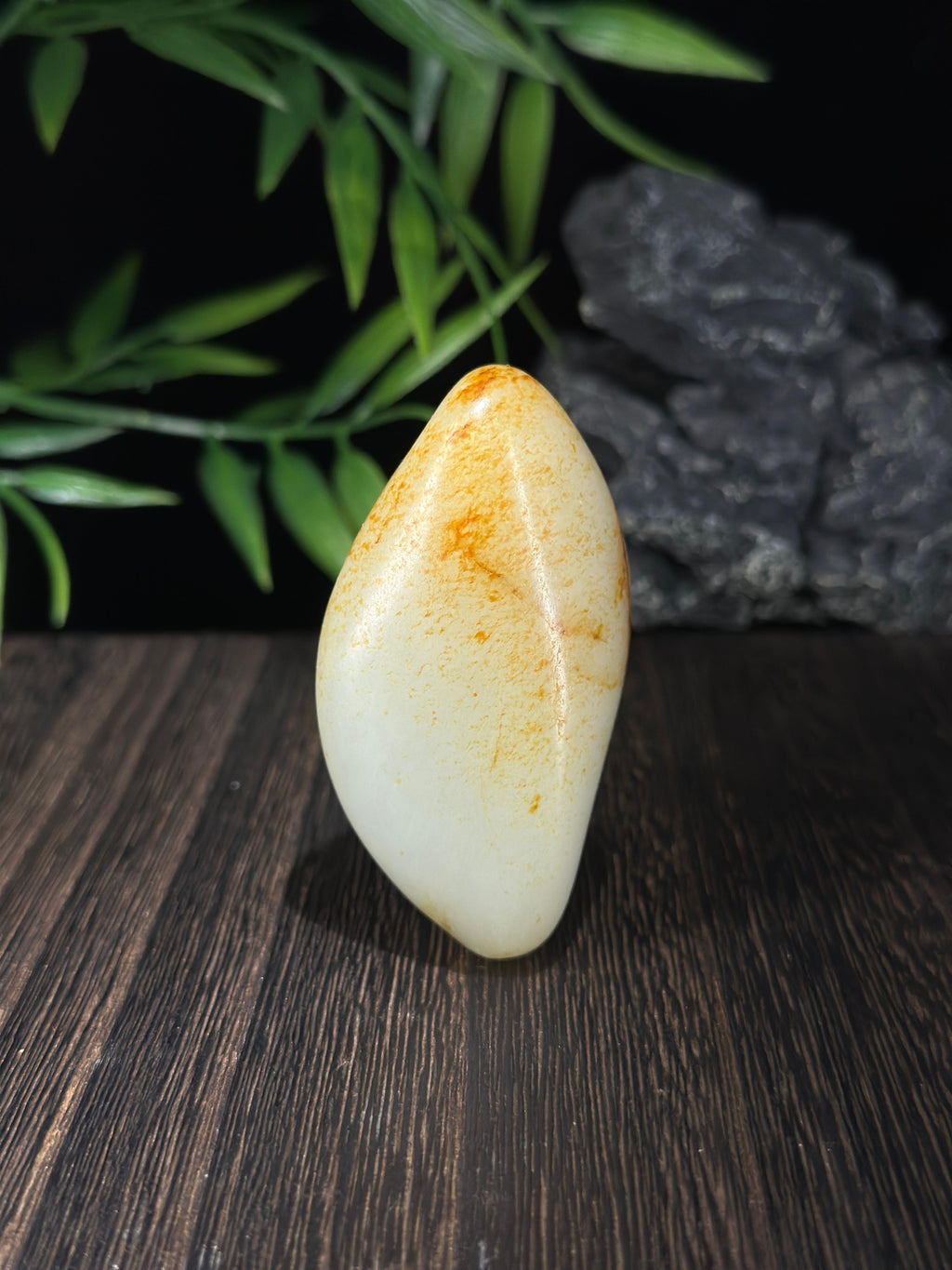新疆和田玉珍品白玉洒金皮籽料手把件（yc698543）