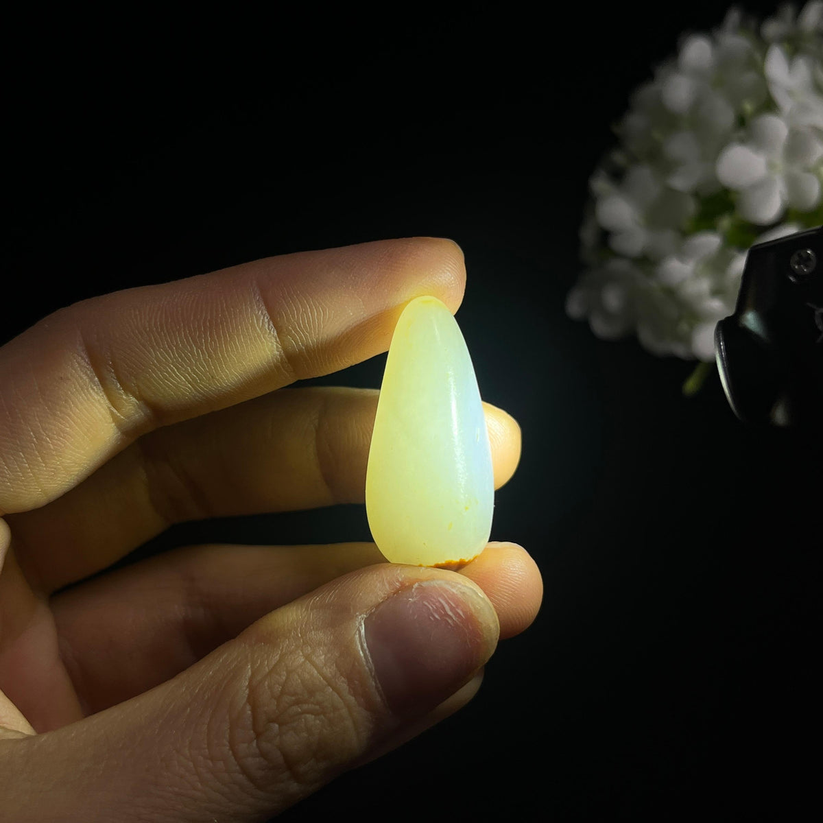 和田玉一级白玉聚红皮“丹砂凝玉”籽料原石（yc287776）