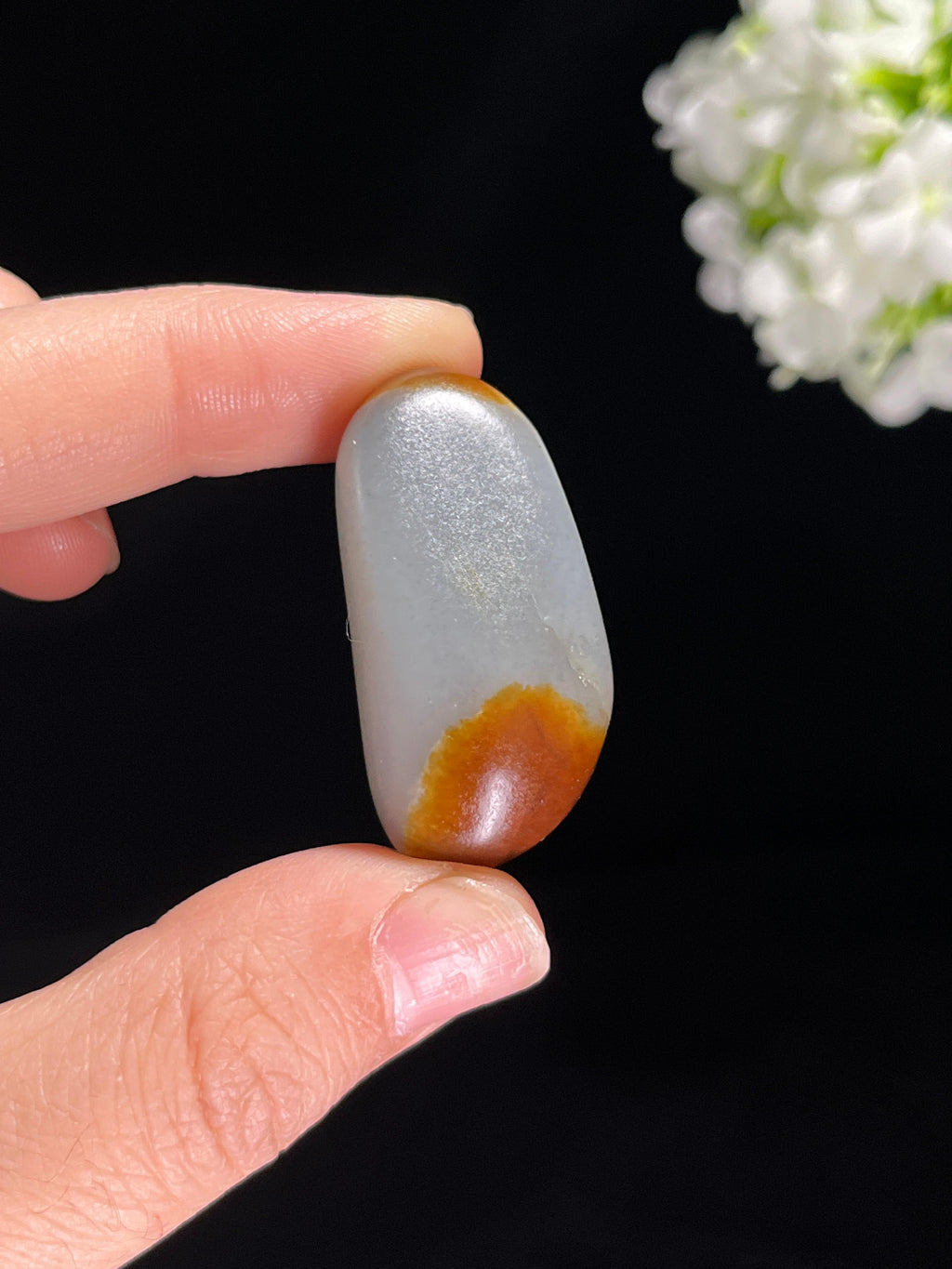 新疆和田玉青花籽料“一路长虹”籽料原石（yc255436）