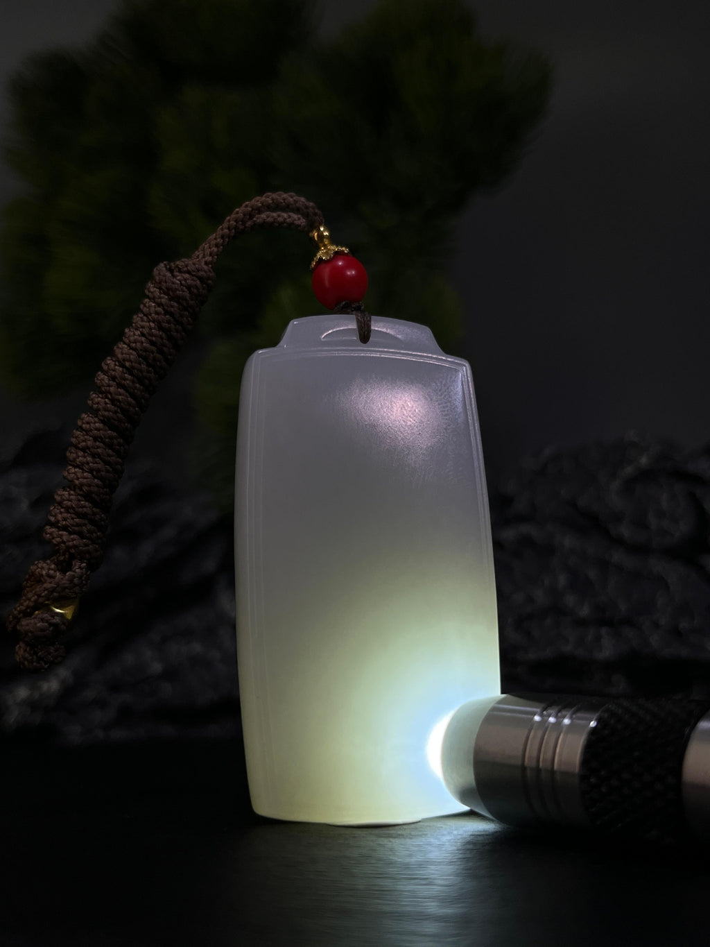 和田玉白玉山料无事牌（yc228796）