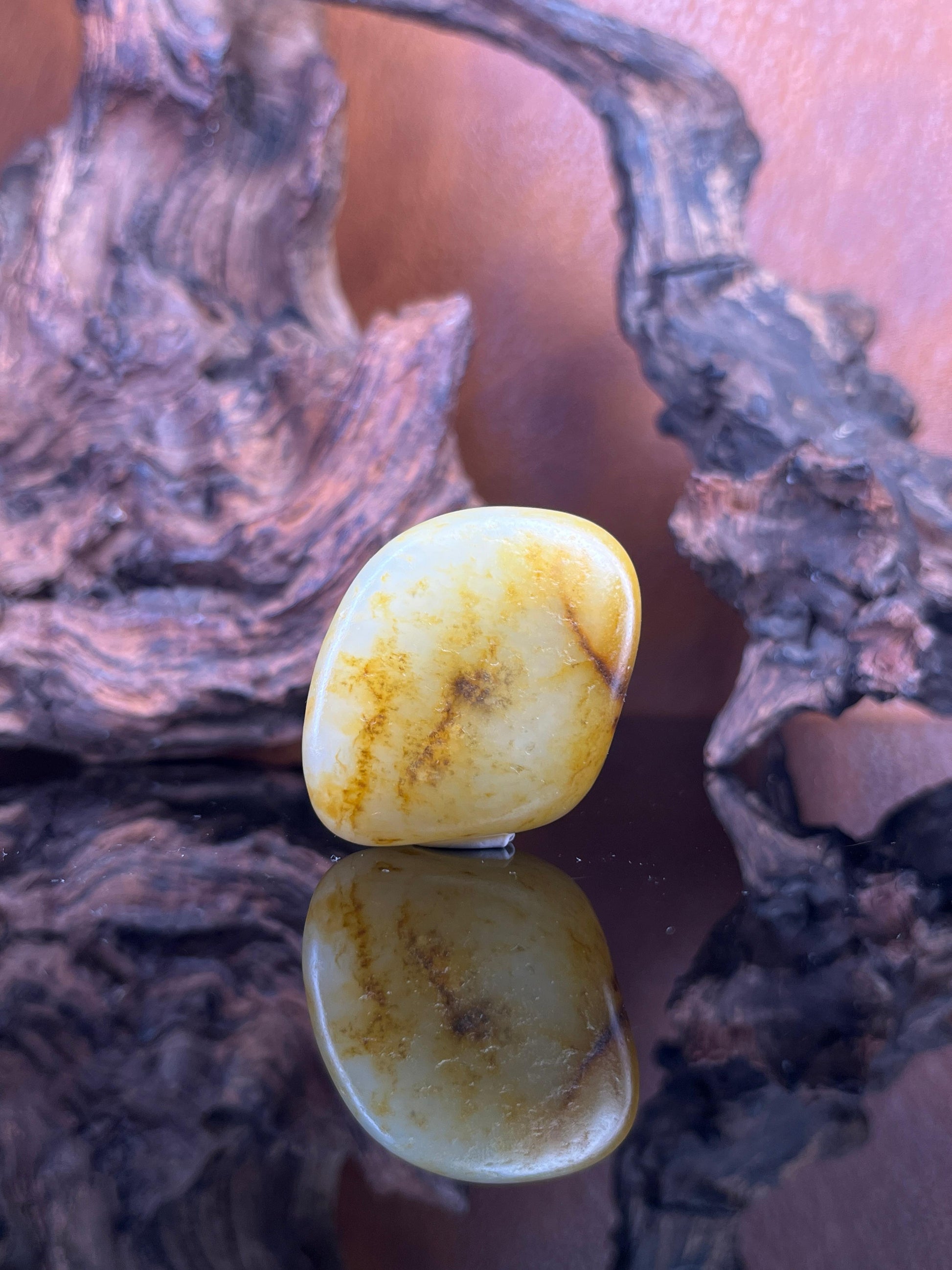 天然和田玉白玉洒金皮籽料原石吊坠（yc227473）