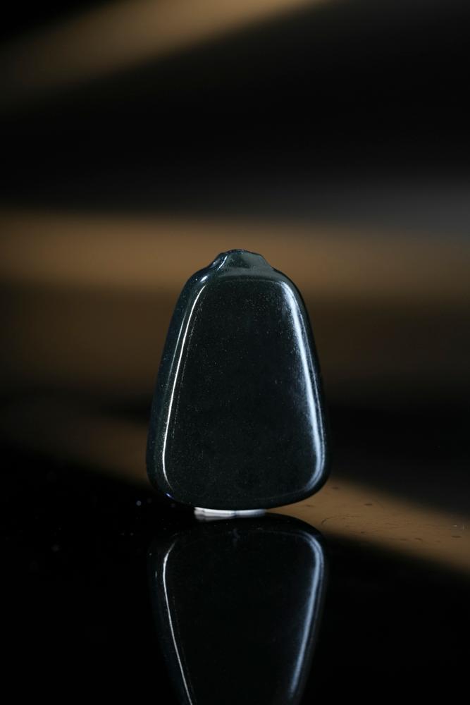 和田玉塔青平安无事牌（小）（yc248273）