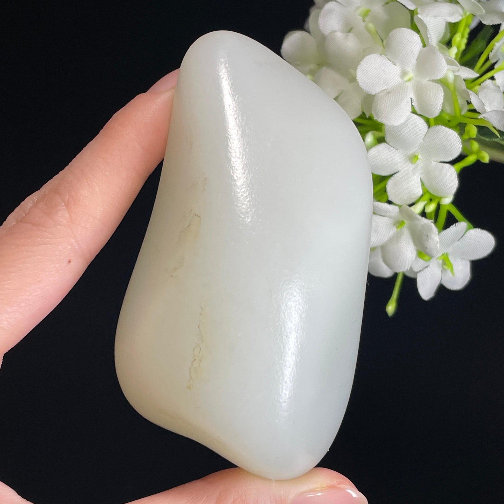 和田玉羊脂白玉“昆仑月光”籽料（yc330093）