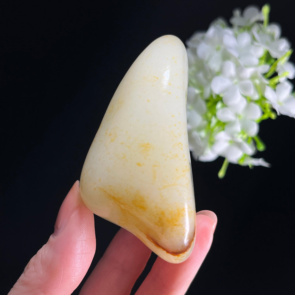 和田玉白玉“尘外浮金”洒金皮籽料（yc350970）