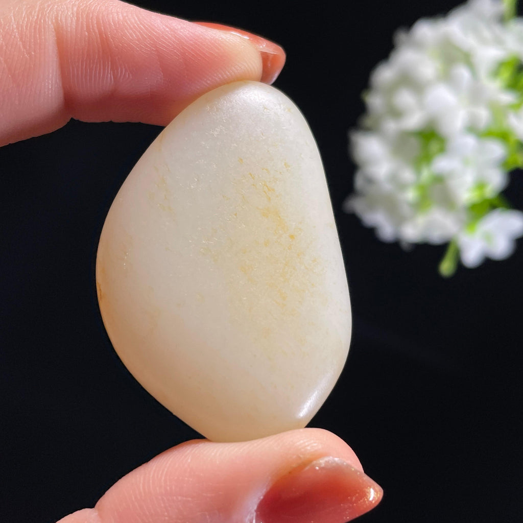 新疆天然和田玉“金砂落雪”洒金皮籽料（yc318526）
