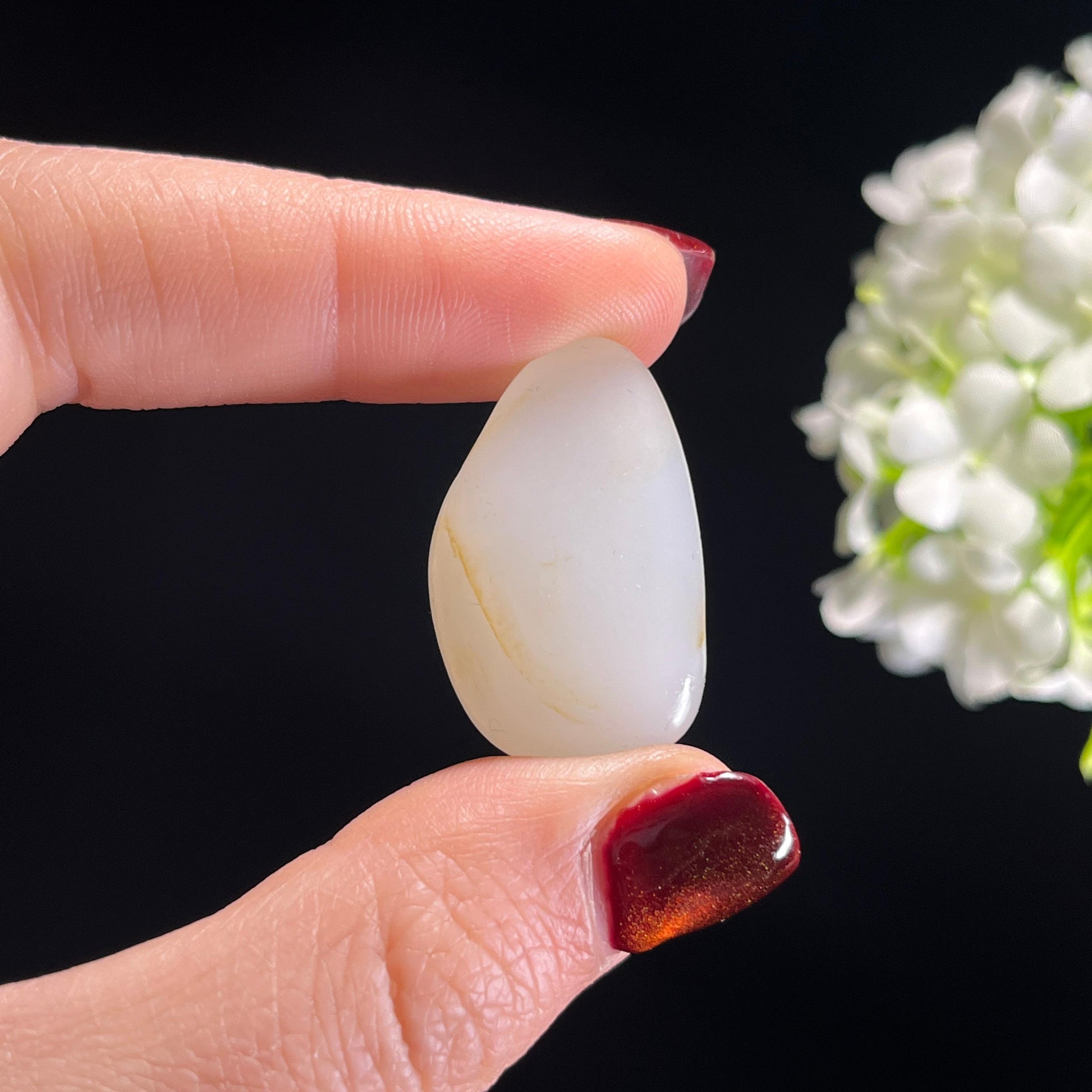 和田玉白玉“云脂清辉”洒金皮籽料（yc336377）