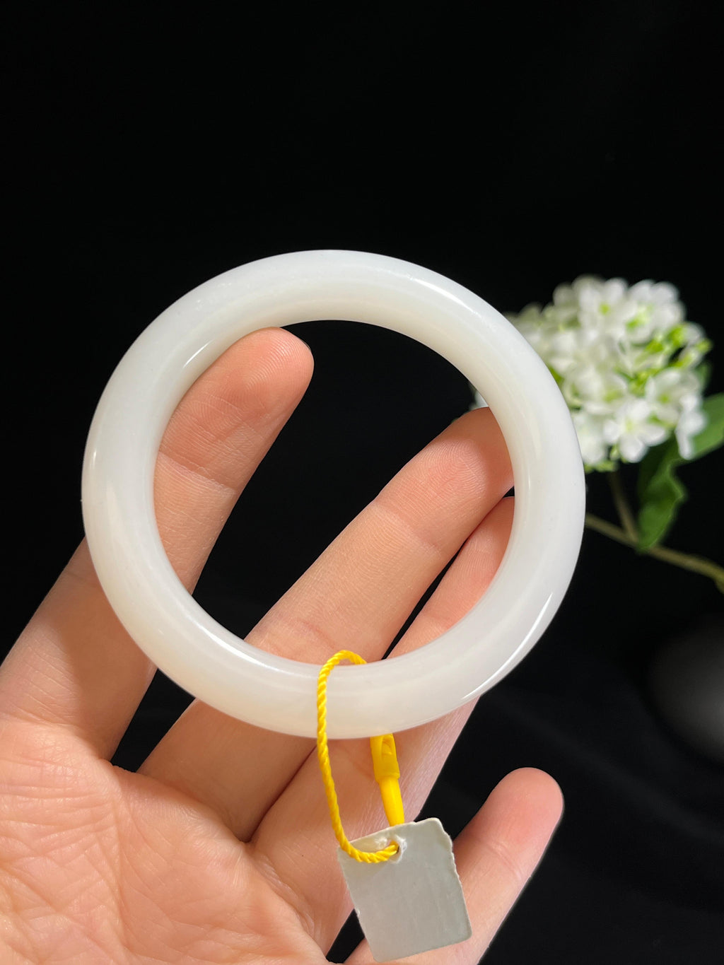 和田玉白玉细条手镯（卡53-卡61）（yc254770）