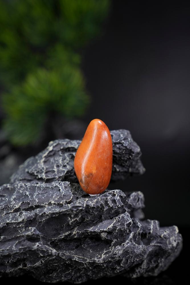 和田玉红沁油皮包金籽（yc208778）