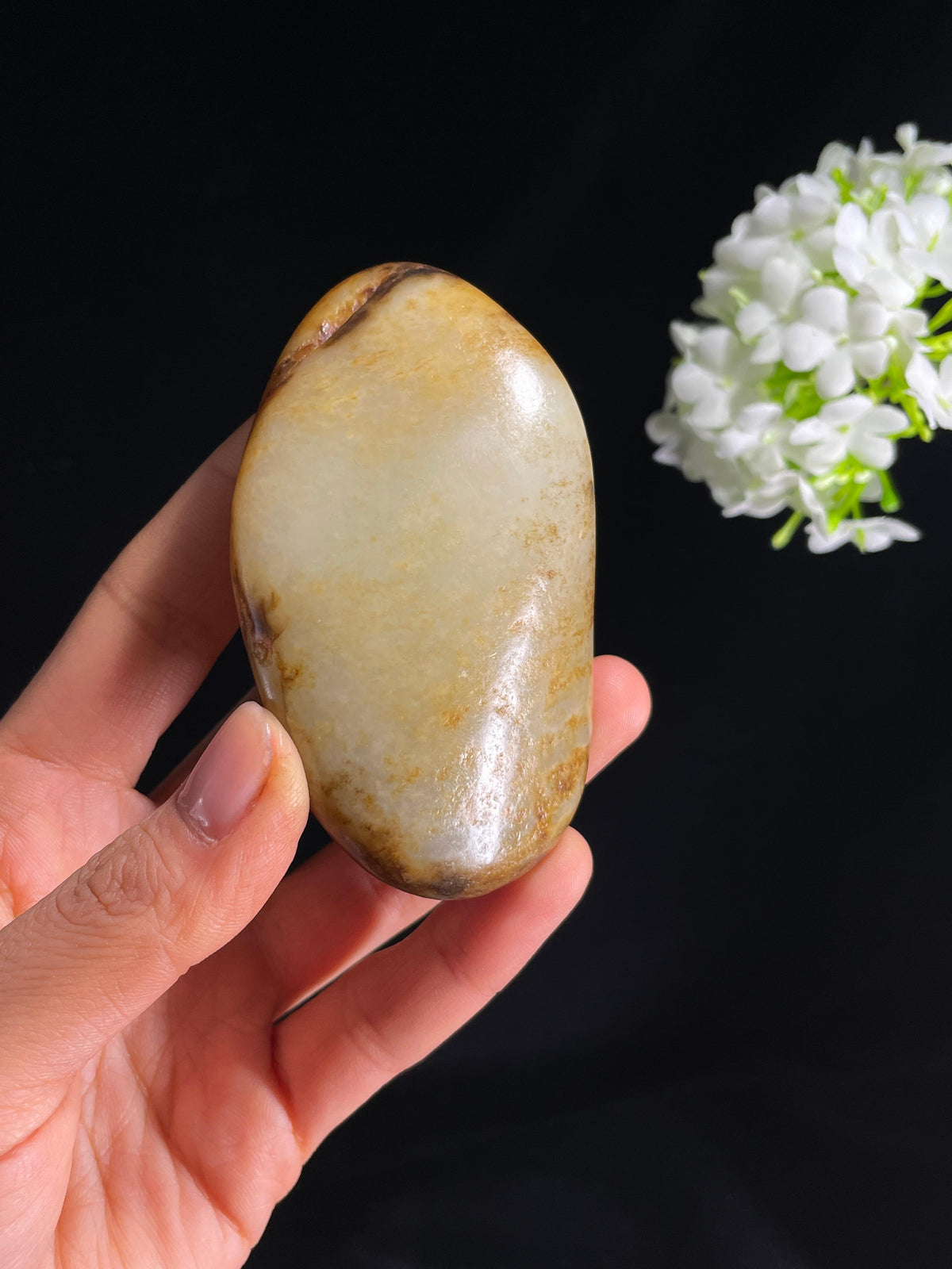 和田玉秋梨皮洒金皮籽料原石（yc265000）