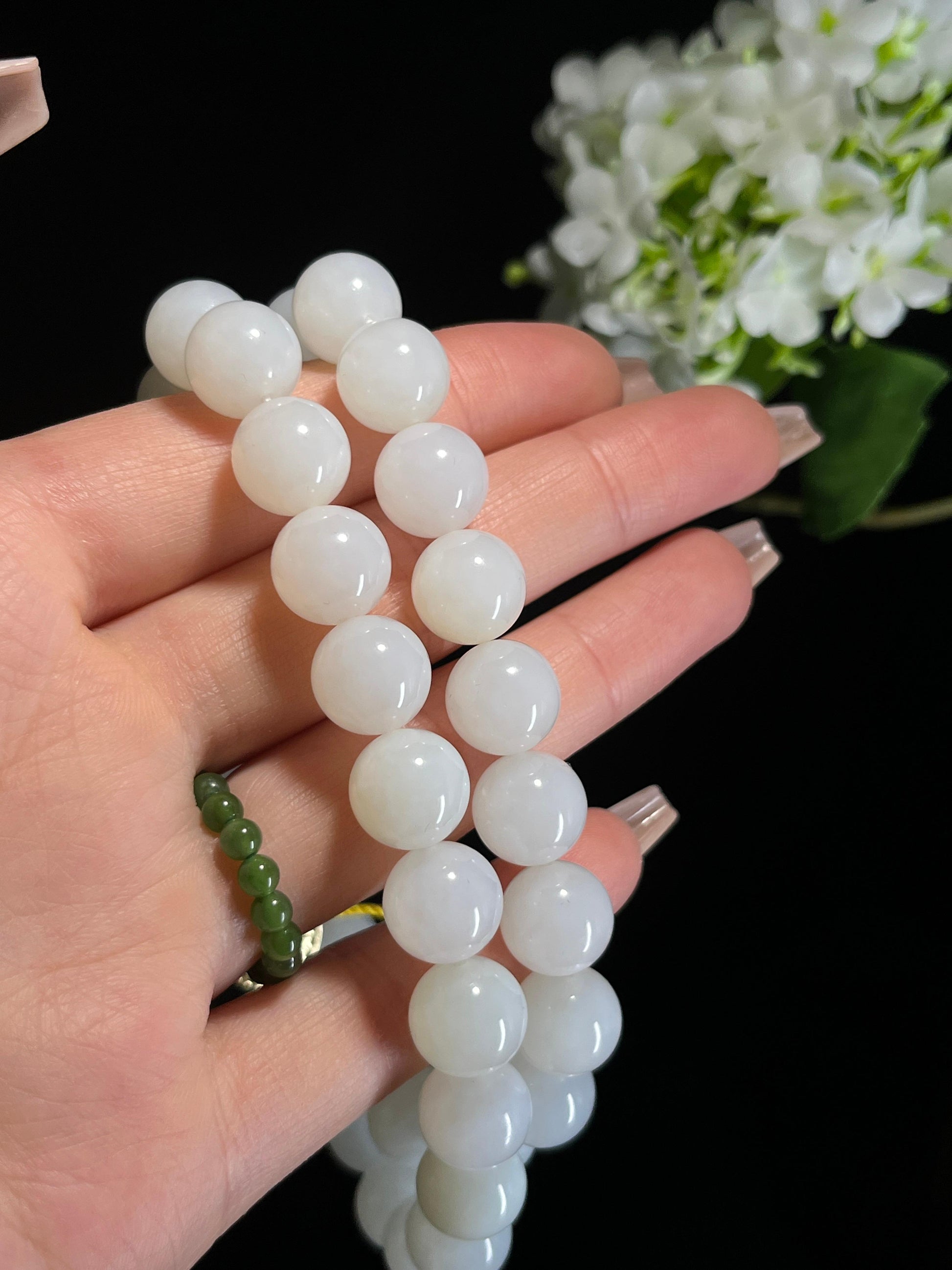 和田玉白玉项链（卡11.5）（yc261715）