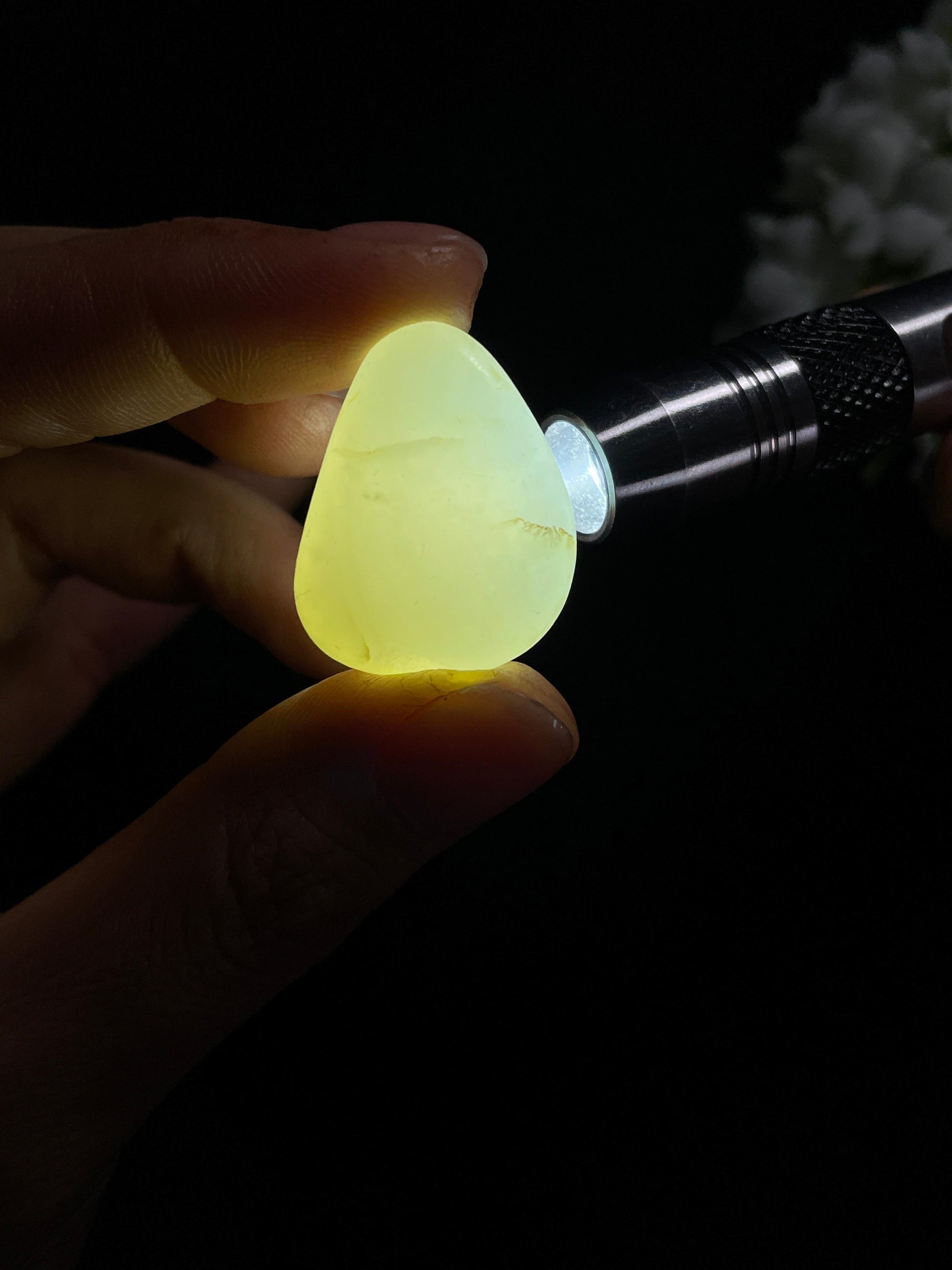 和田玉光白籽料原石（yc265499）