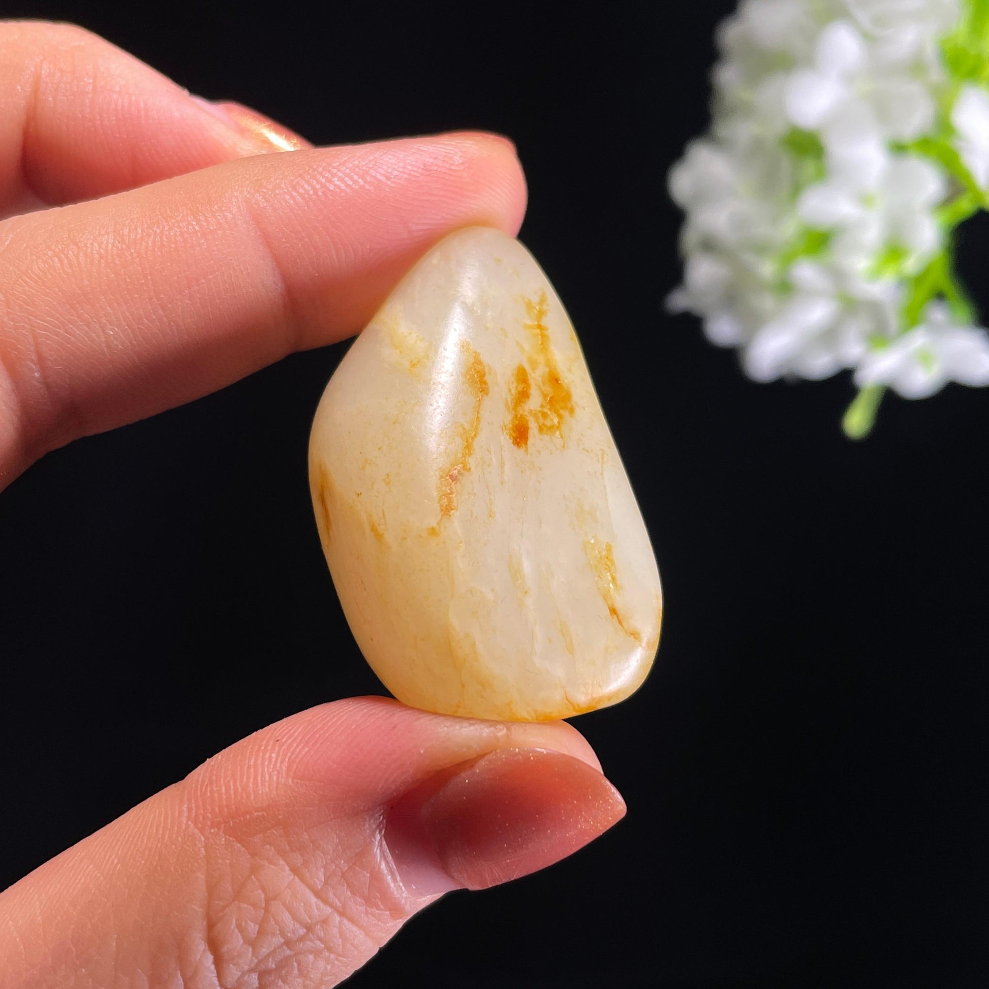 新疆天然和田玉洒金皮籽料（yc403784）