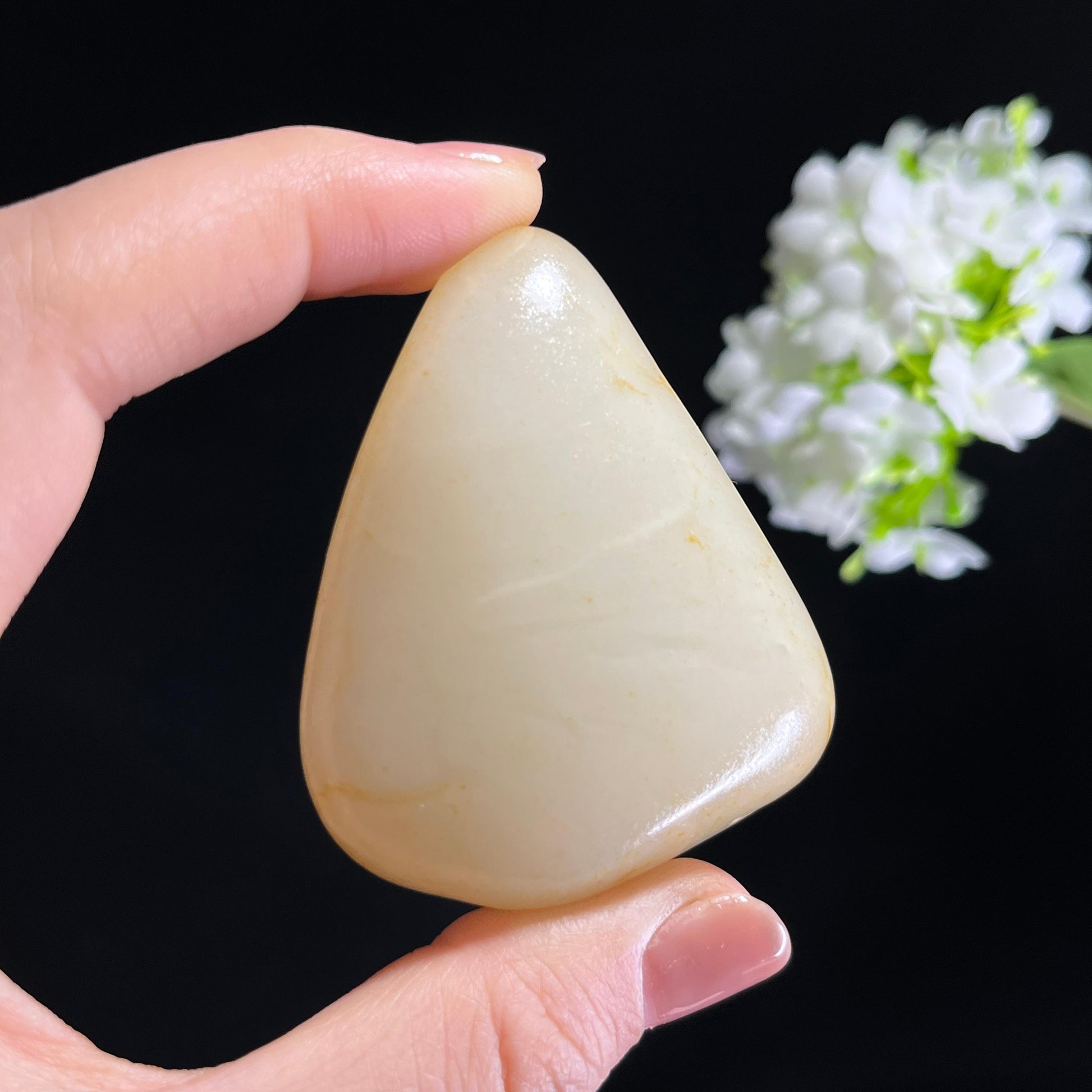 新疆天然和田玉白玉“金缕凝脂”洒金皮籽料原石（yc281507）