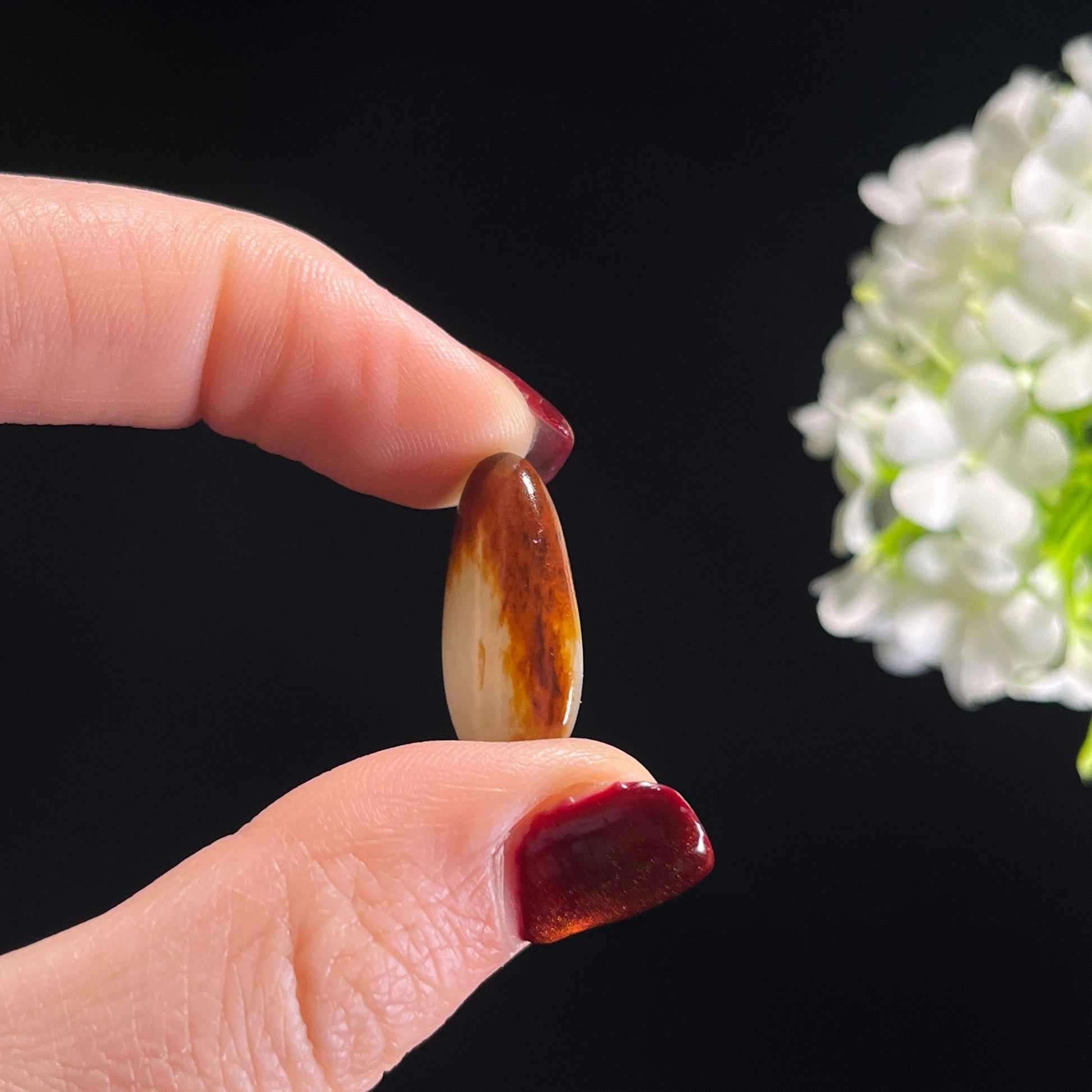 和田玉白玉红皮白肉精品小籽（yc336380）