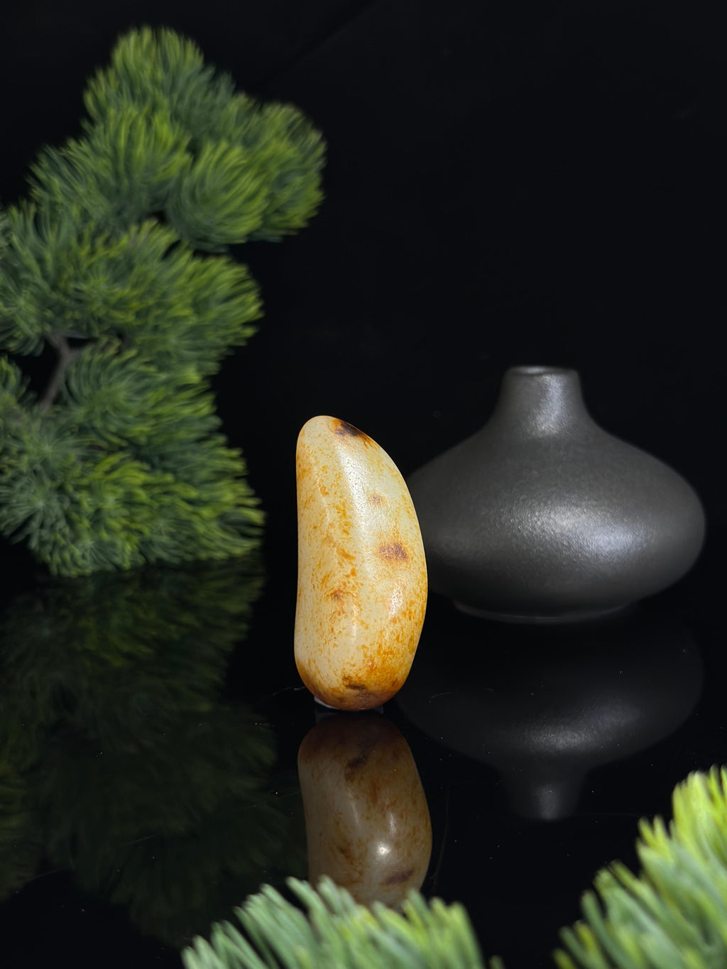 新疆和田玉白玉洒金皮珍品挂件籽（yc470812）