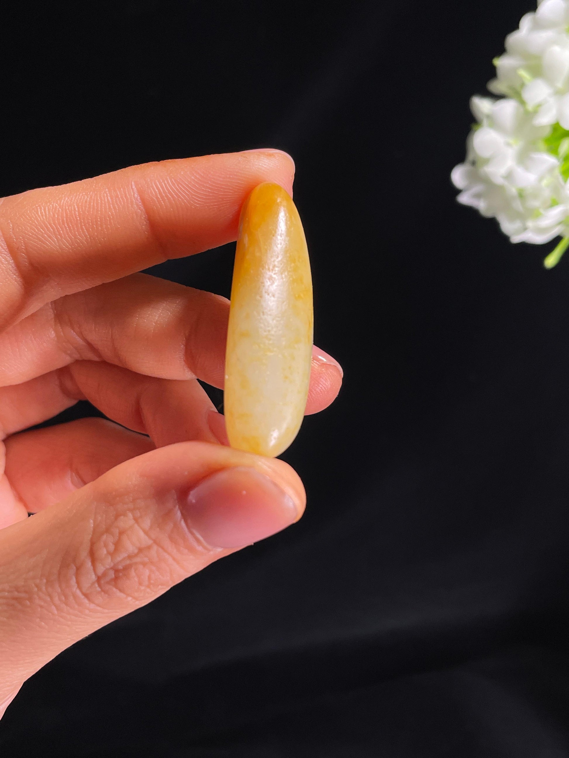 和田玉白玉洒金皮籽料原石（yc265482）