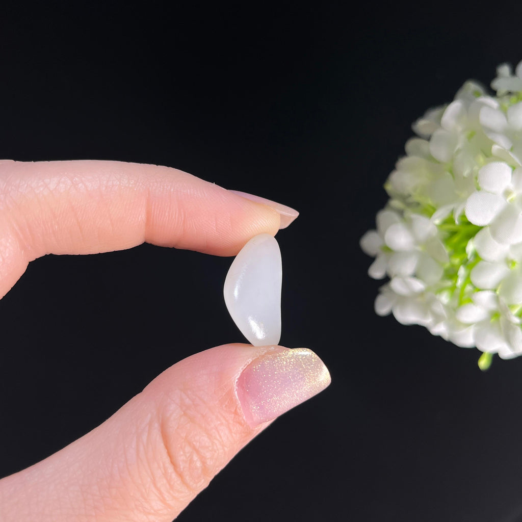 和田玉白玉“雪魂冰姿”光白籽料（yc361103）