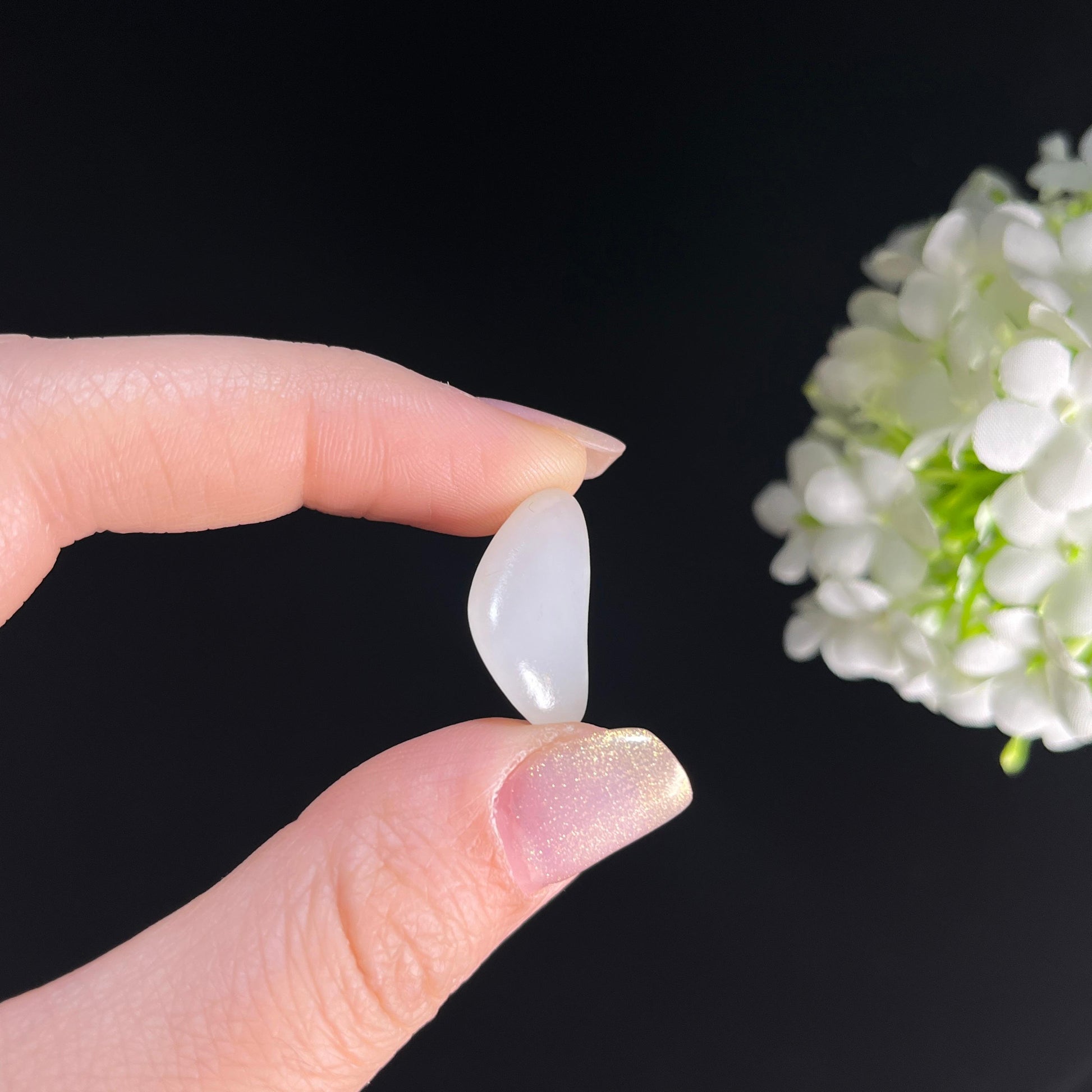 和田玉白玉“雪魂冰姿”光白籽料（yc361103）