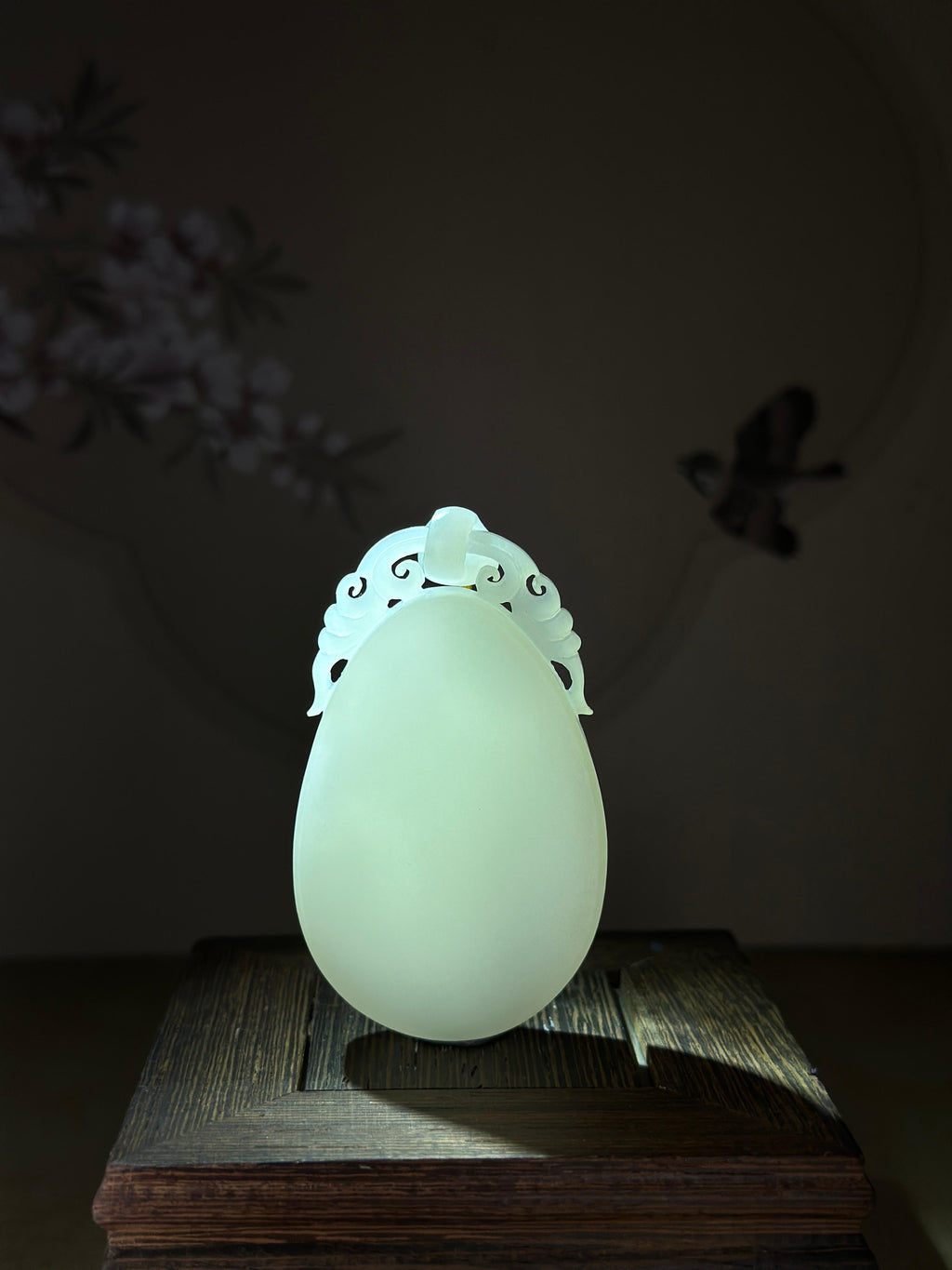珍品和田玉白玉平安无事牌（yc749260）