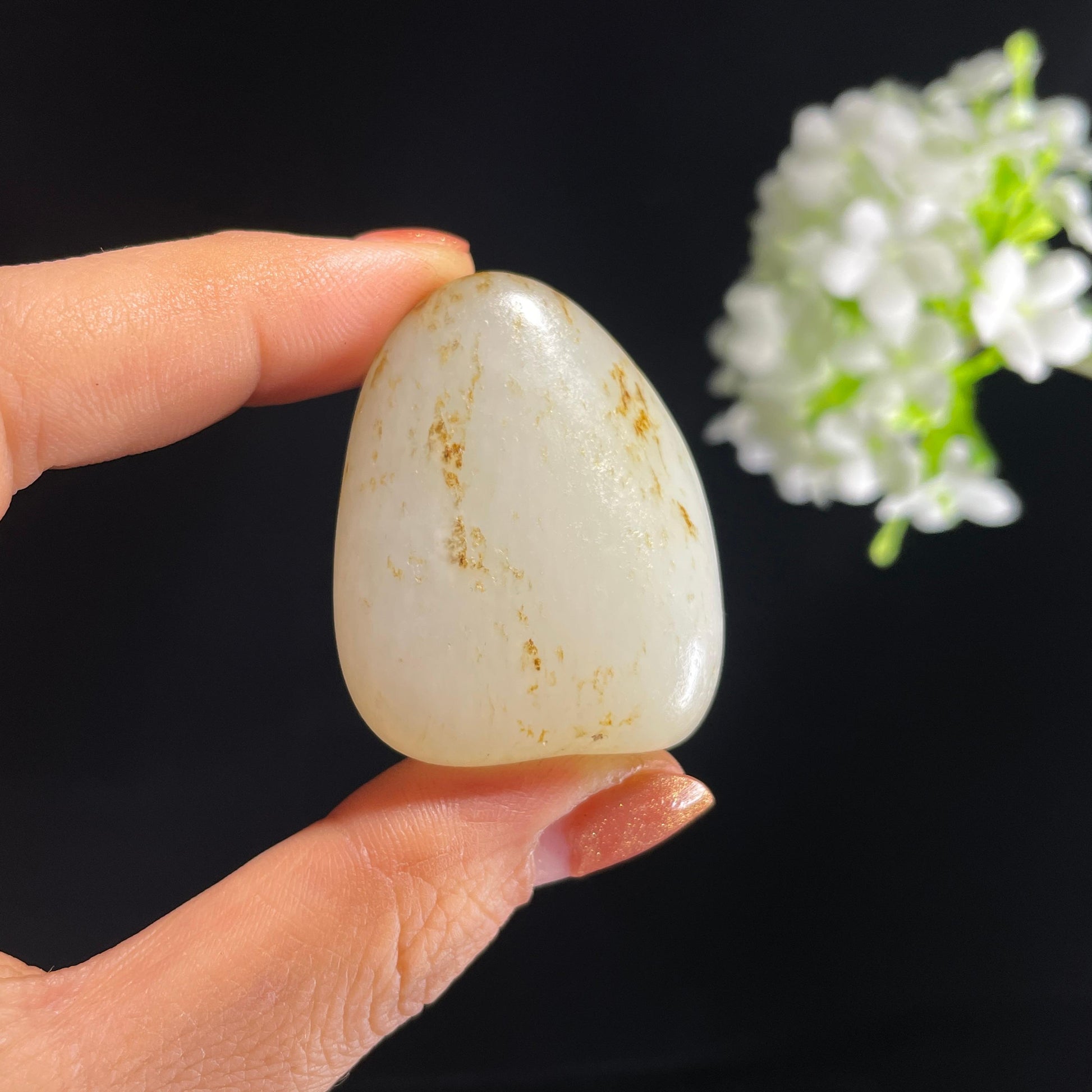 新疆天然和田玉黑红皮籽料（yc403498）