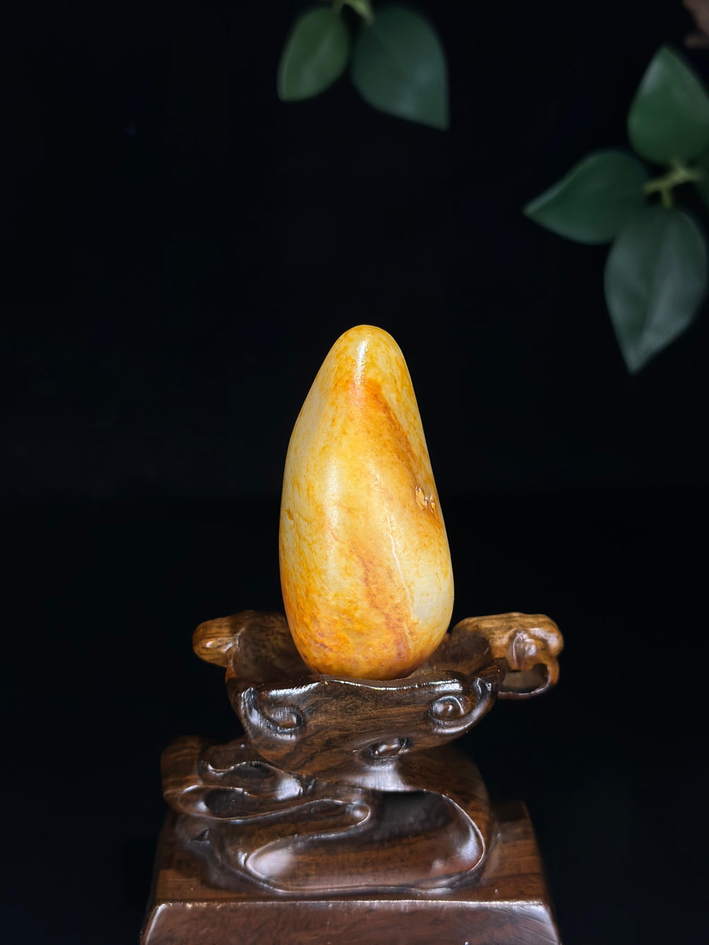 精品新疆和田玉白玉满洒金皮籽料（yc775658）