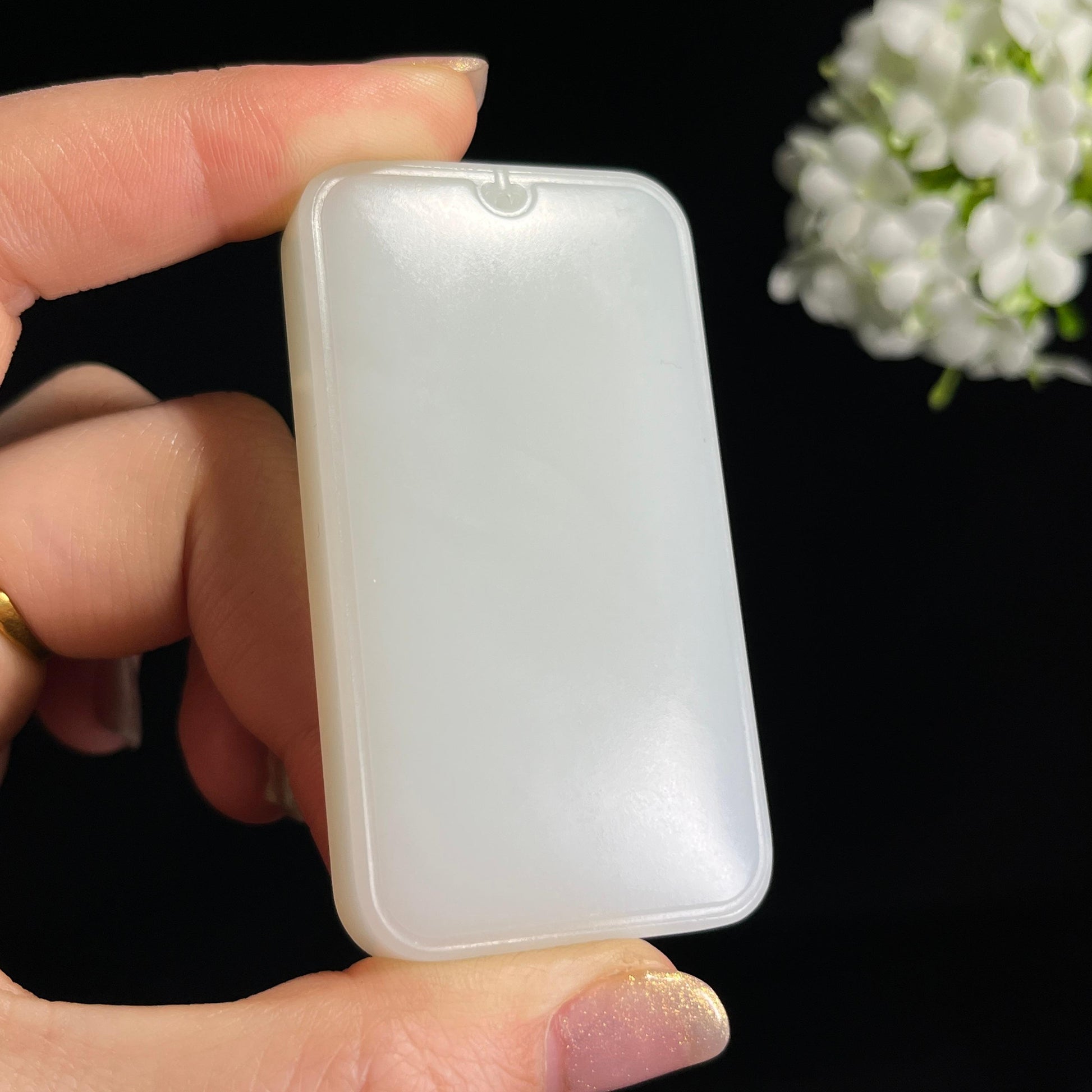 和田玉白玉无事牌（yc298806）